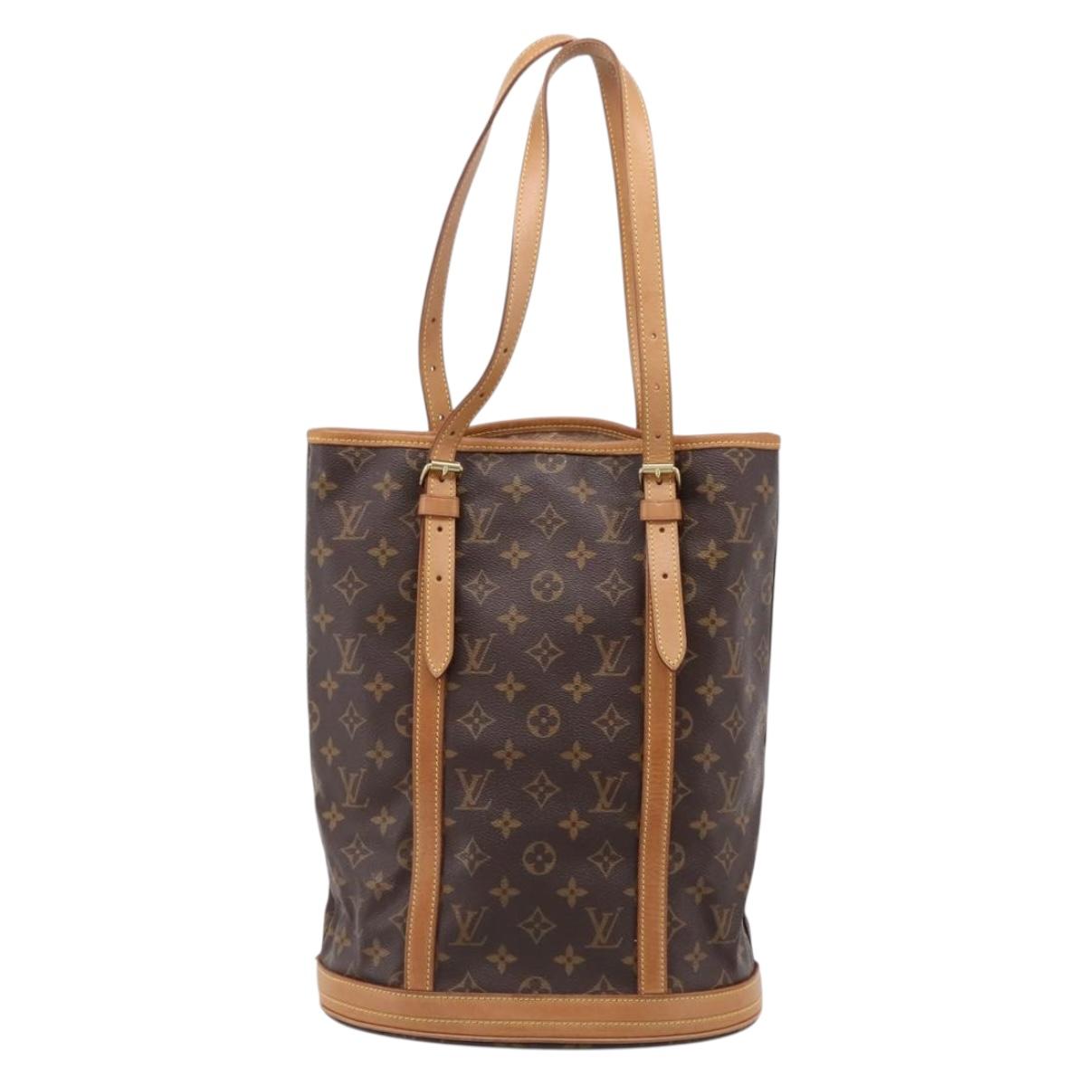 LOUIS VUITTON Monogram Bucket GM Shoulder Bag M42236 LV Auth 202456