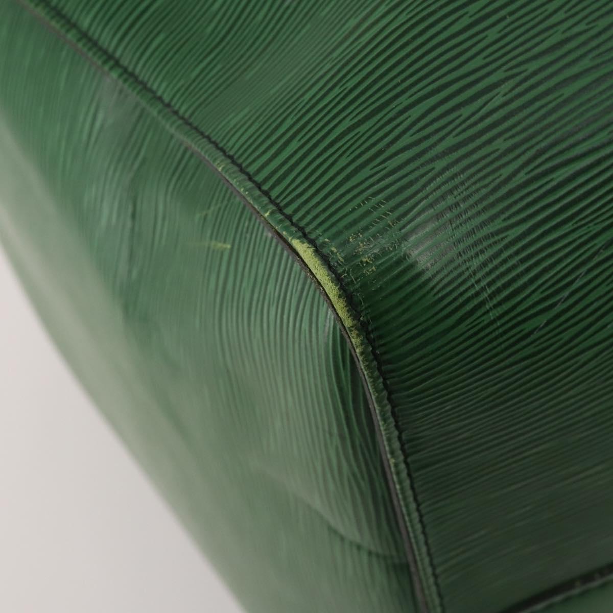 LOUIS VUITTON Epi Keepall 55 Boston Bag Green M42954 LV Auth 202475