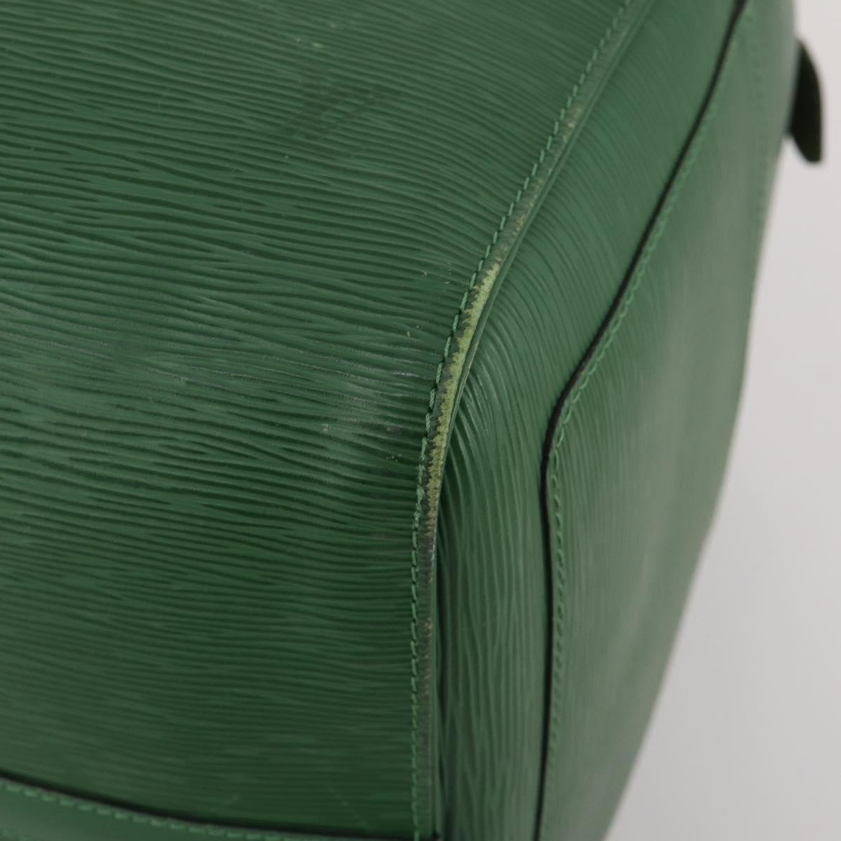 LOUIS VUITTON Epi Keepall 55 Boston Bag Green M42954 LV Auth 202476A
