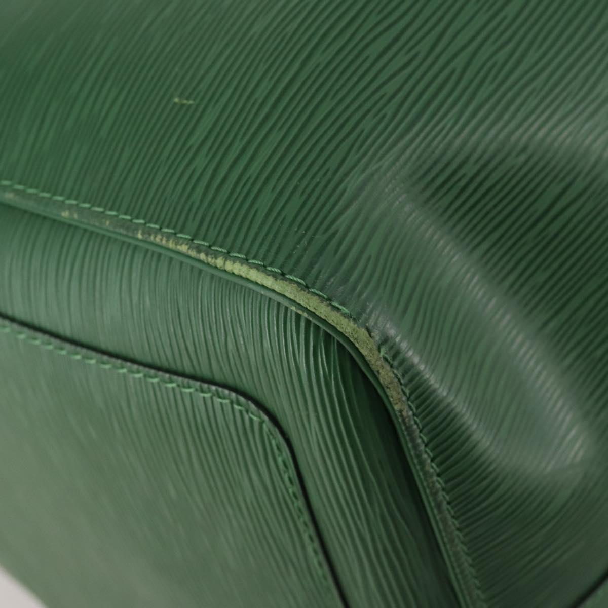 LOUIS VUITTON Epi Keepall 55 Boston Bag Green M42954 LV Auth 202476A
