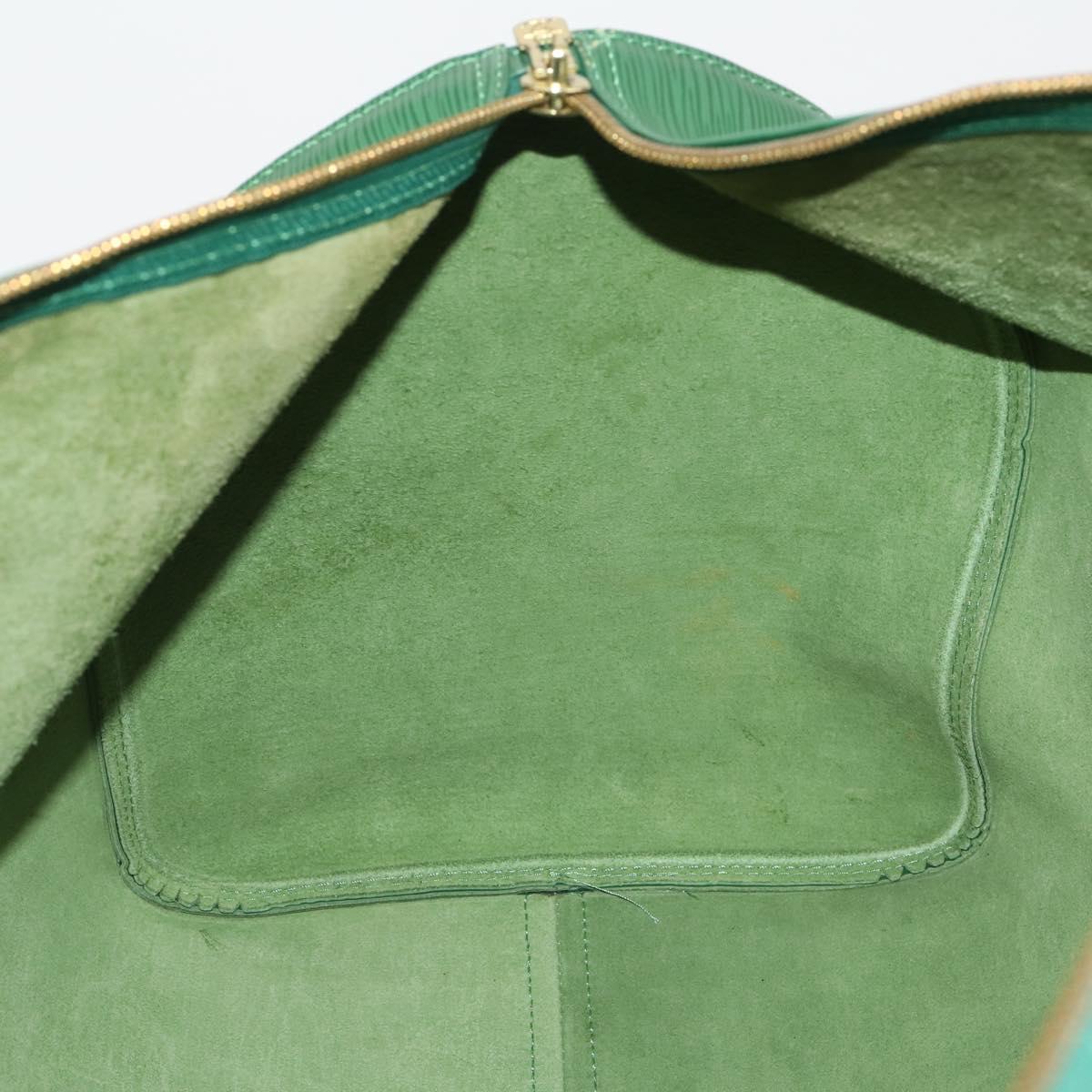 LOUIS VUITTON Epi Keepall 55 Boston Bag Green M42954 LV Auth 202476A