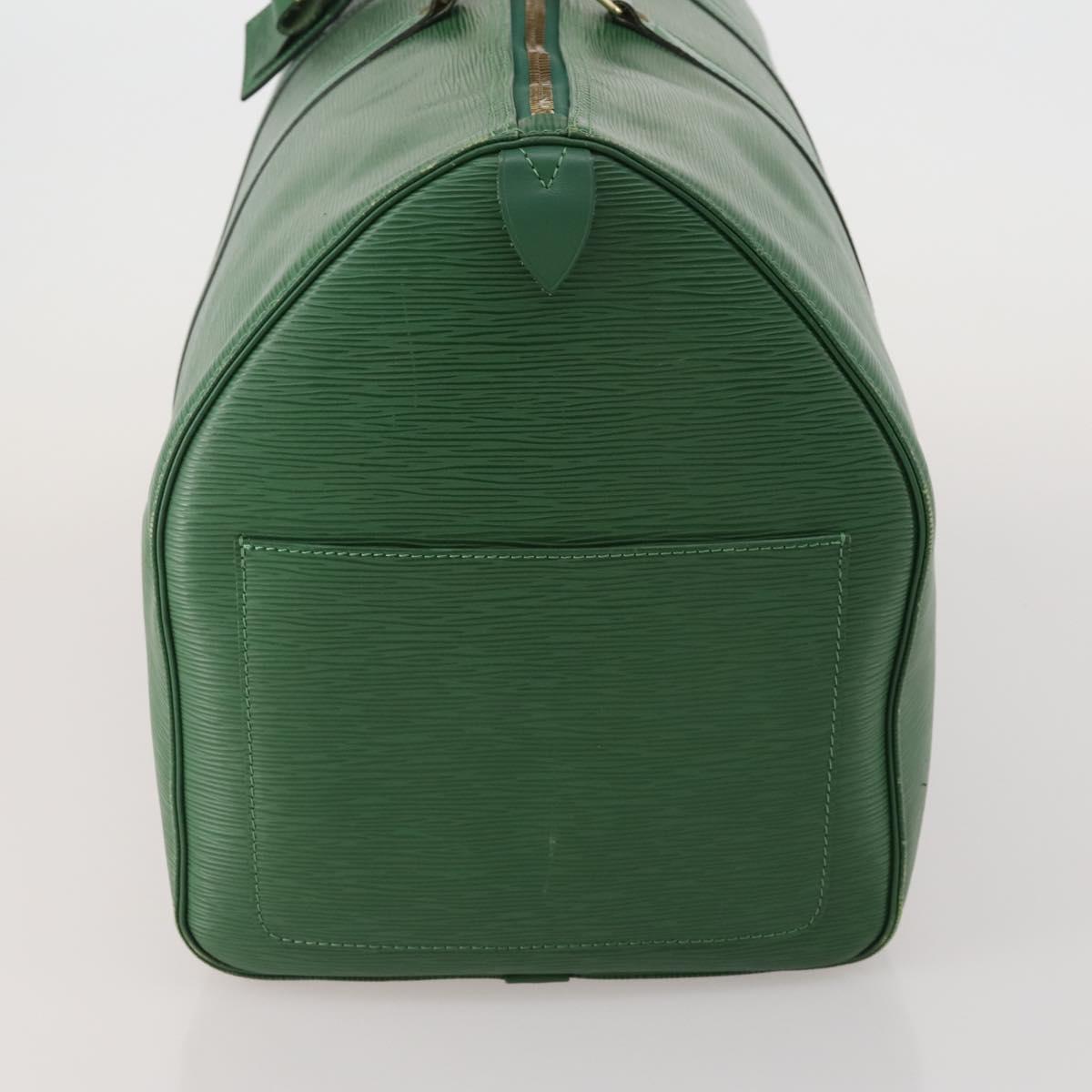 LOUIS VUITTON Epi Keepall 55 Boston Bag Green M42954 LV Auth 202476A