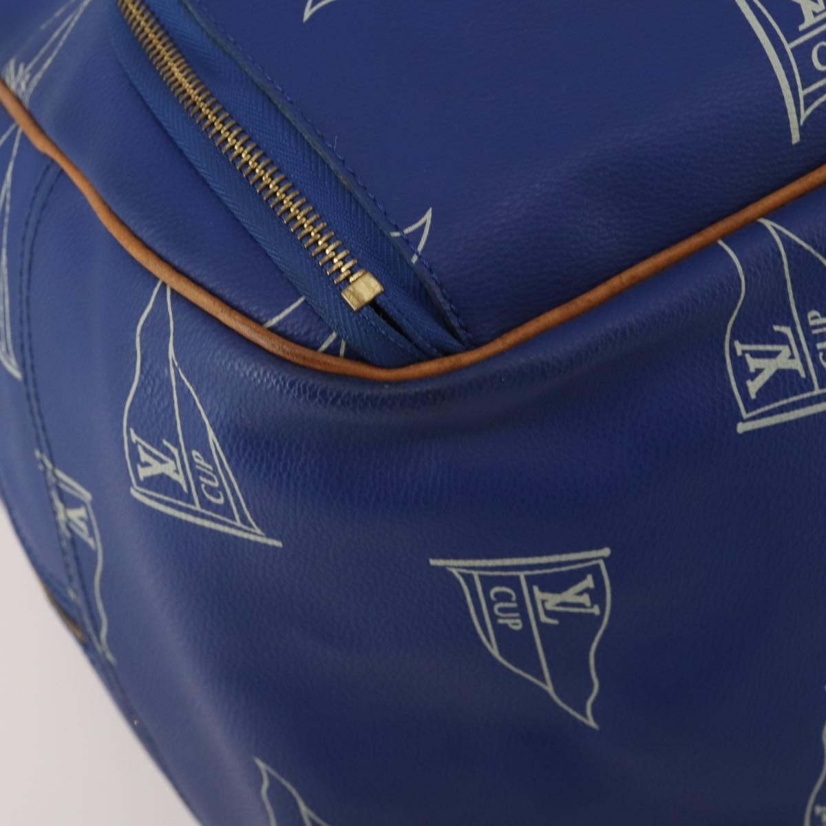LOUIS VUITTON LV Cup Evasion Boston Bag Blue LV Auth 202477