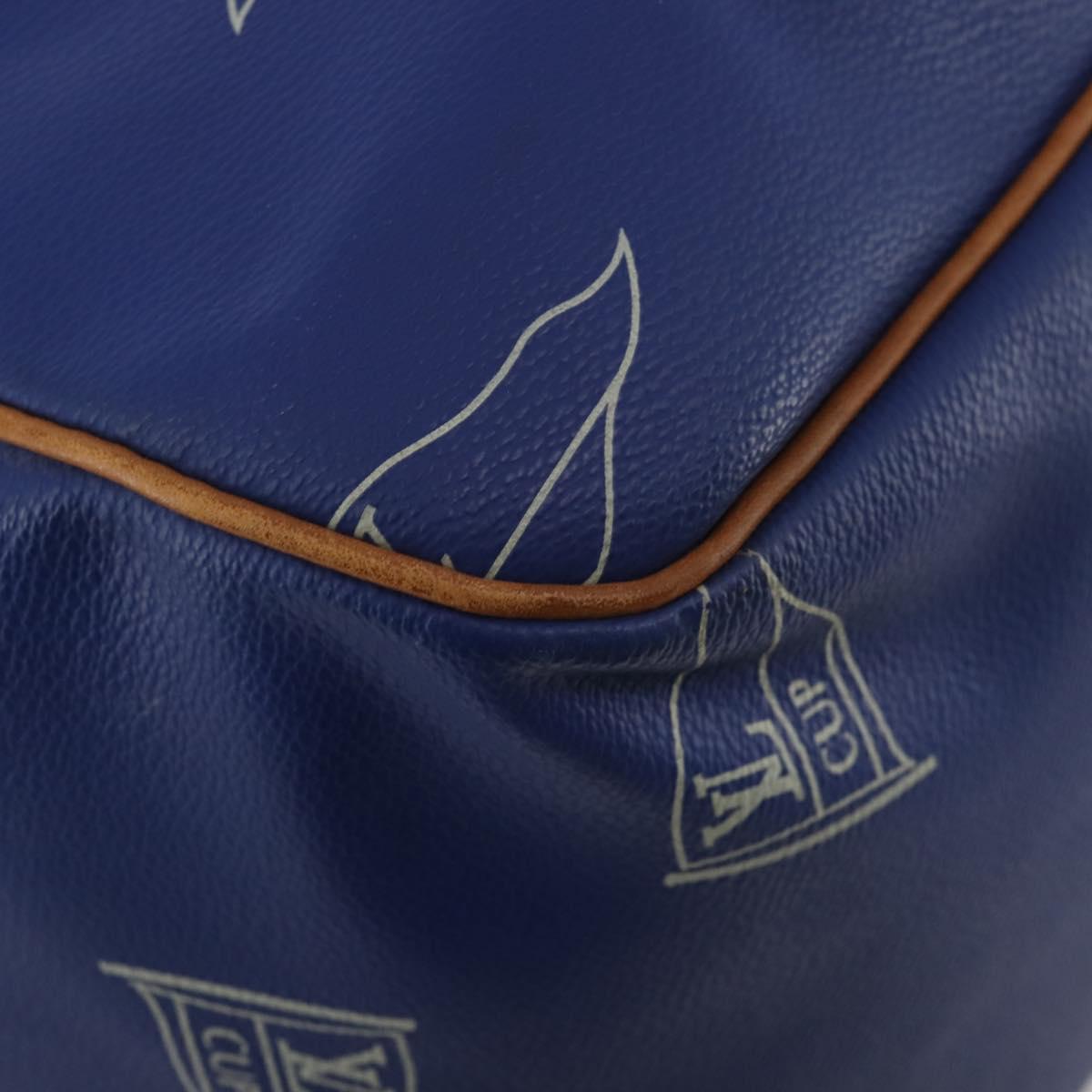 LOUIS VUITTON LV Cup Evasion Boston Bag Blue LV Auth 202477