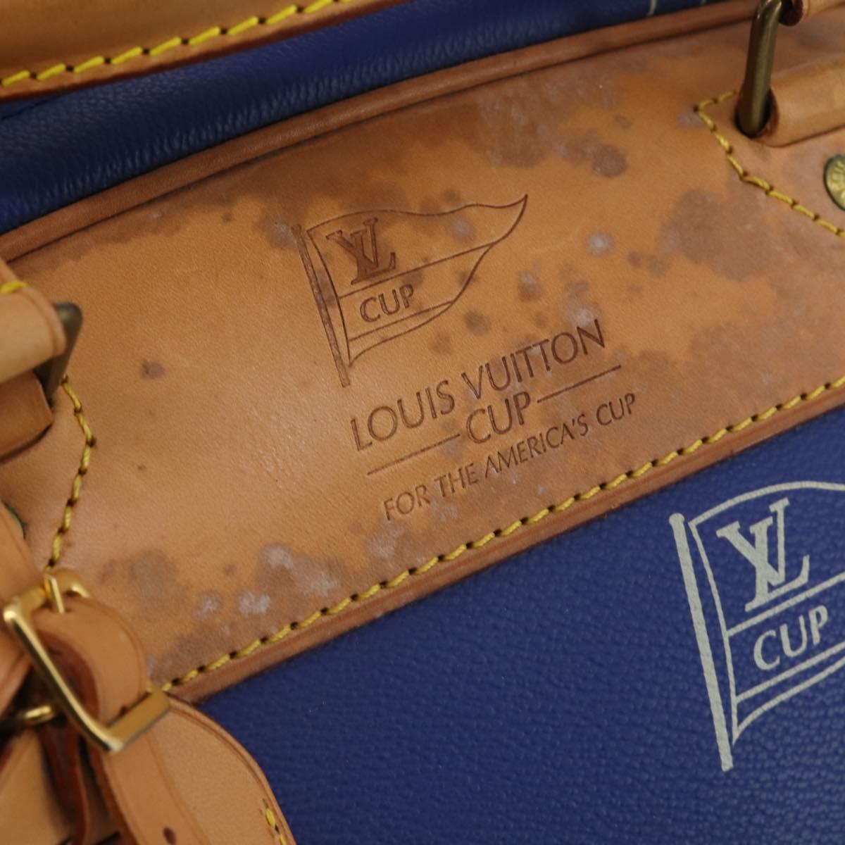 LOUIS VUITTON LV Cup Evasion Boston Bag Blue LV Auth 202477