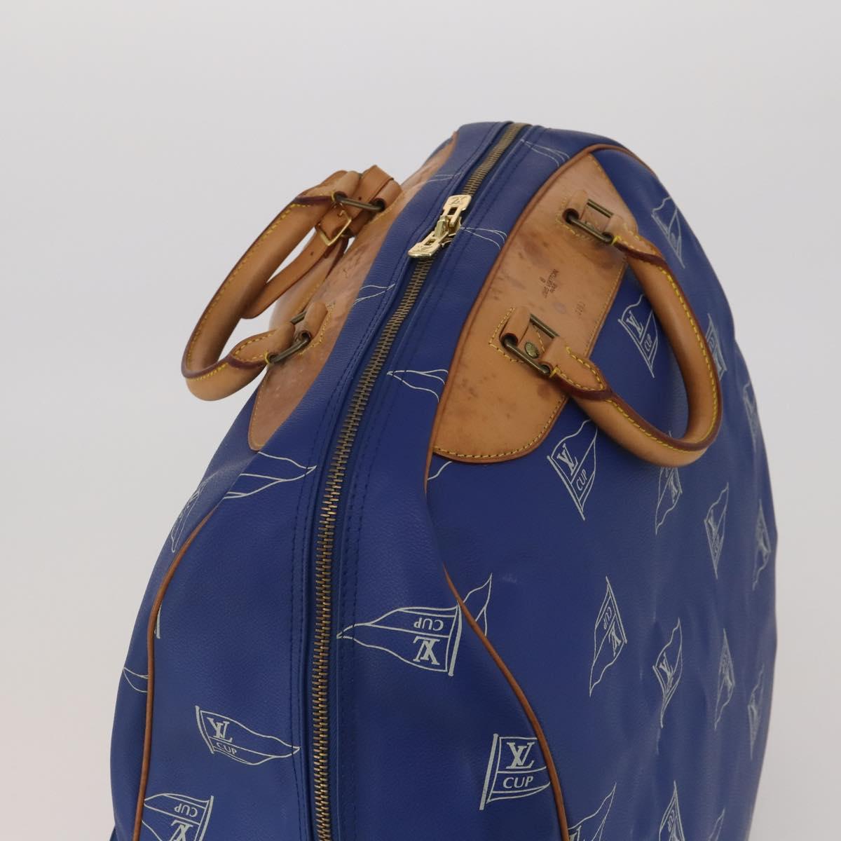 LOUIS VUITTON LV Cup Evasion Boston Bag Blue LV Auth 202477