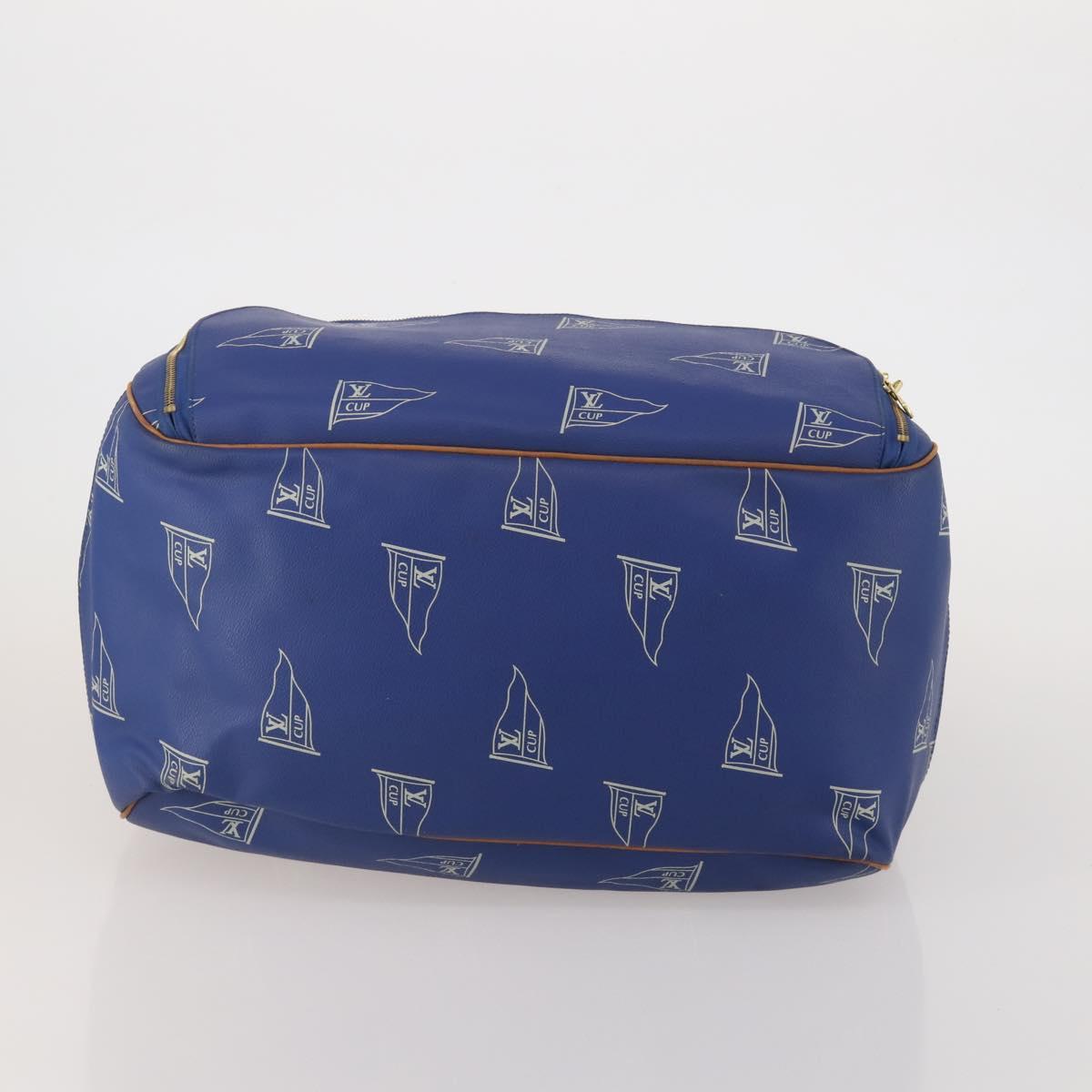 LOUIS VUITTON LV Cup Evasion Boston Bag Blue LV Auth 202477