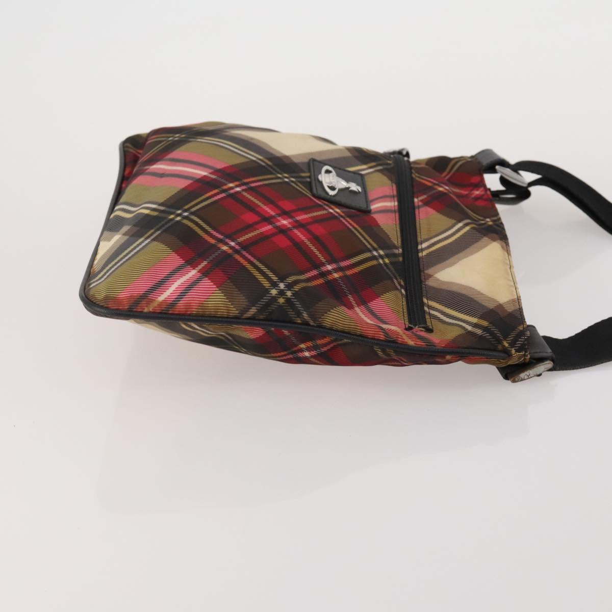 Vivienne Westwood Bag Nylon Leather Canvas 3 Set Black Beige Red Auth 202481