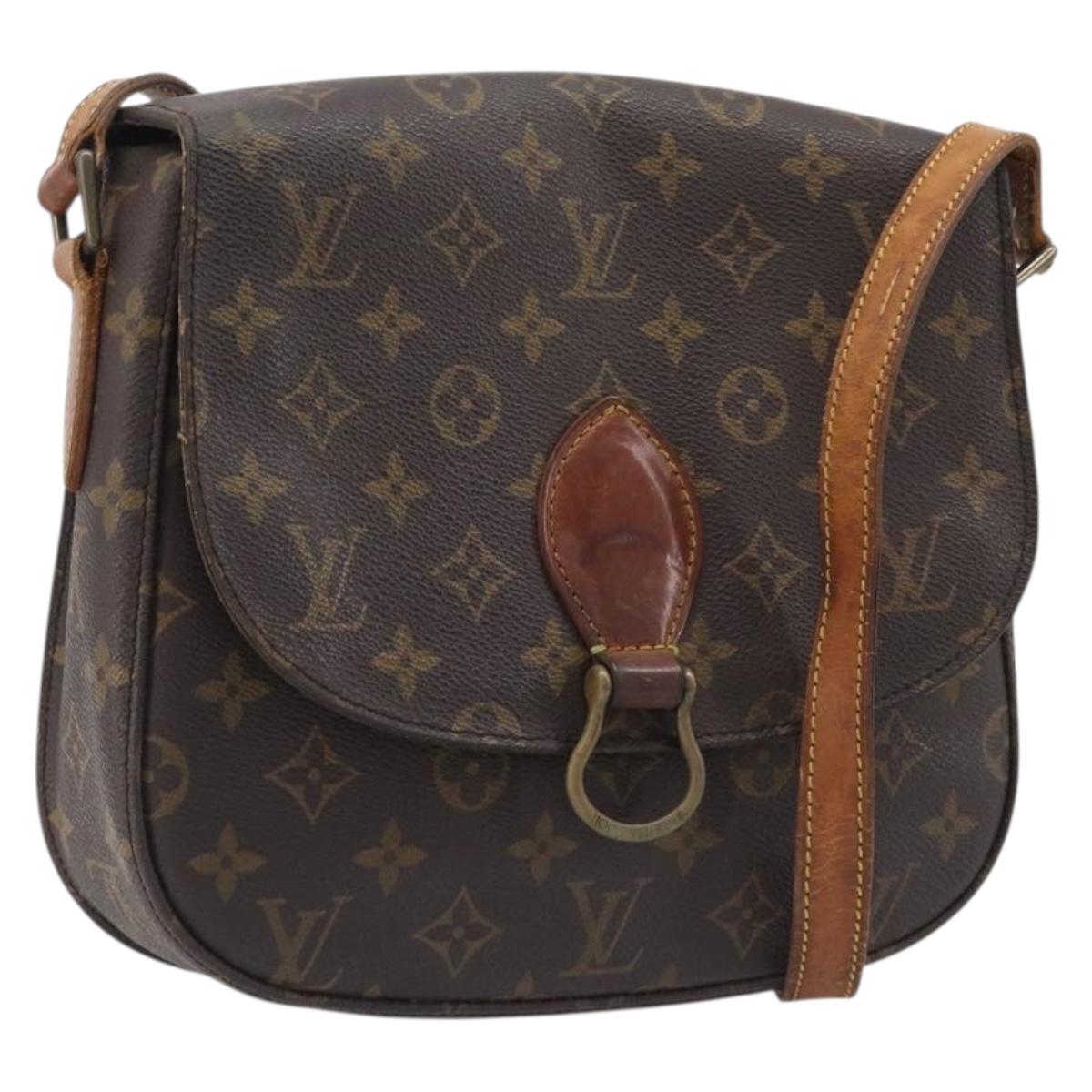 LOUIS VUITTON Monogram Saint Cloud GM Shoulder Bag M51242 LV Auth 202500