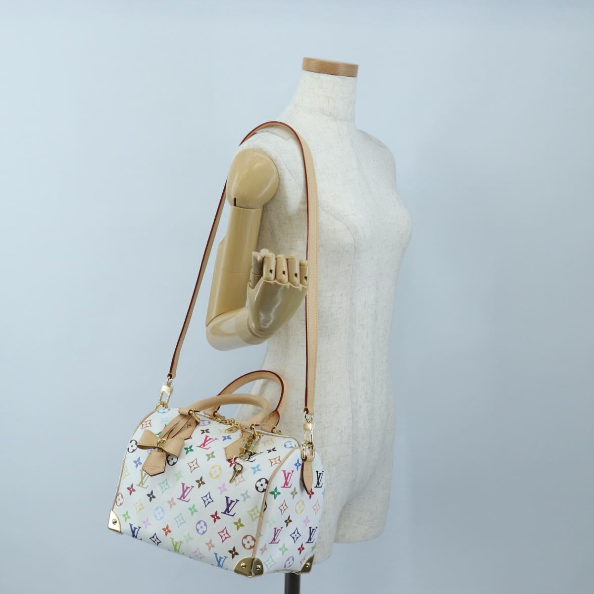 LOUIS VUITTON Monogram Multicolor Speedy Bandouliere 25 M45948 Auth 202510SM