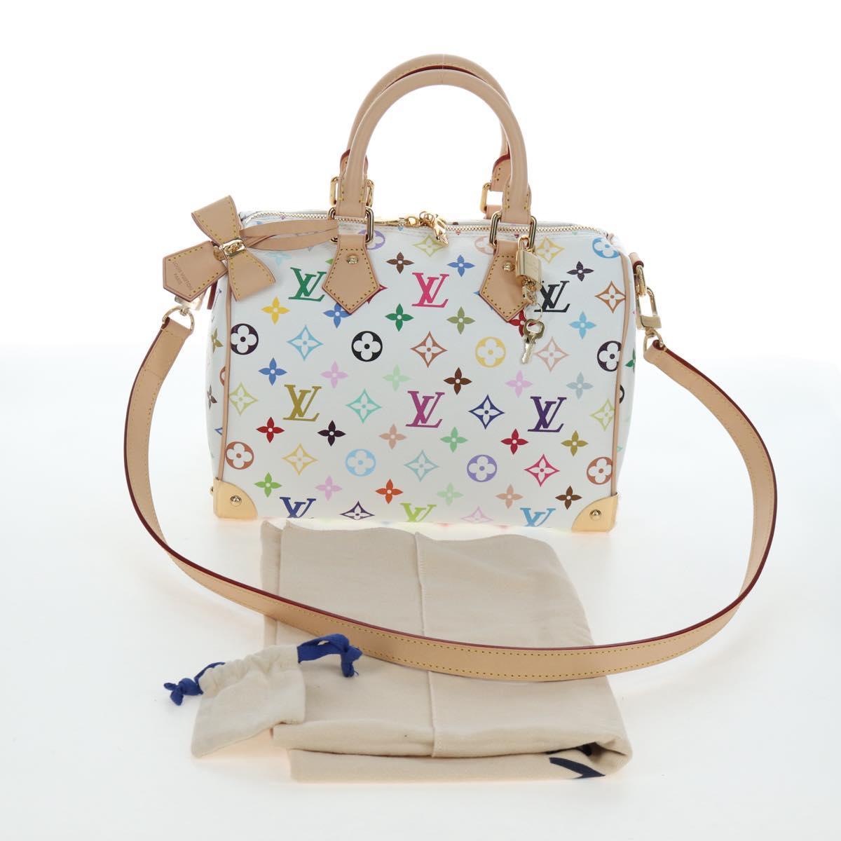 LOUIS VUITTON Monogram Multicolor Speedy Bandouliere 25 M45948 Auth 202510SM
