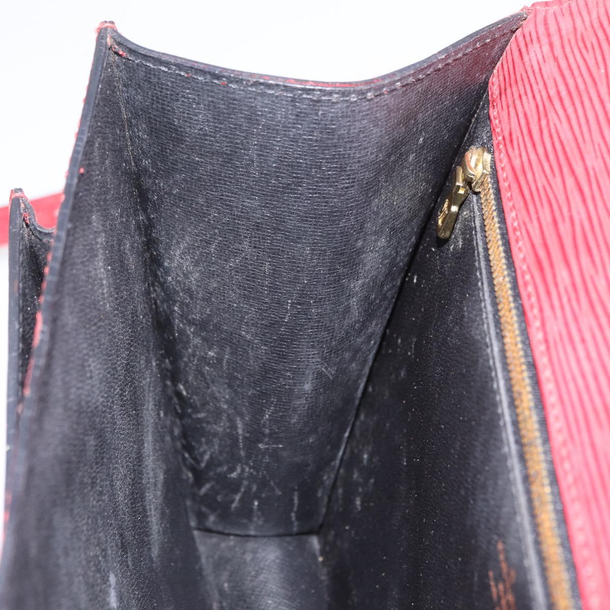 LOUIS VUITTON Epi Monceau 28 Hand Bag Red M40783 LV Auth 202522