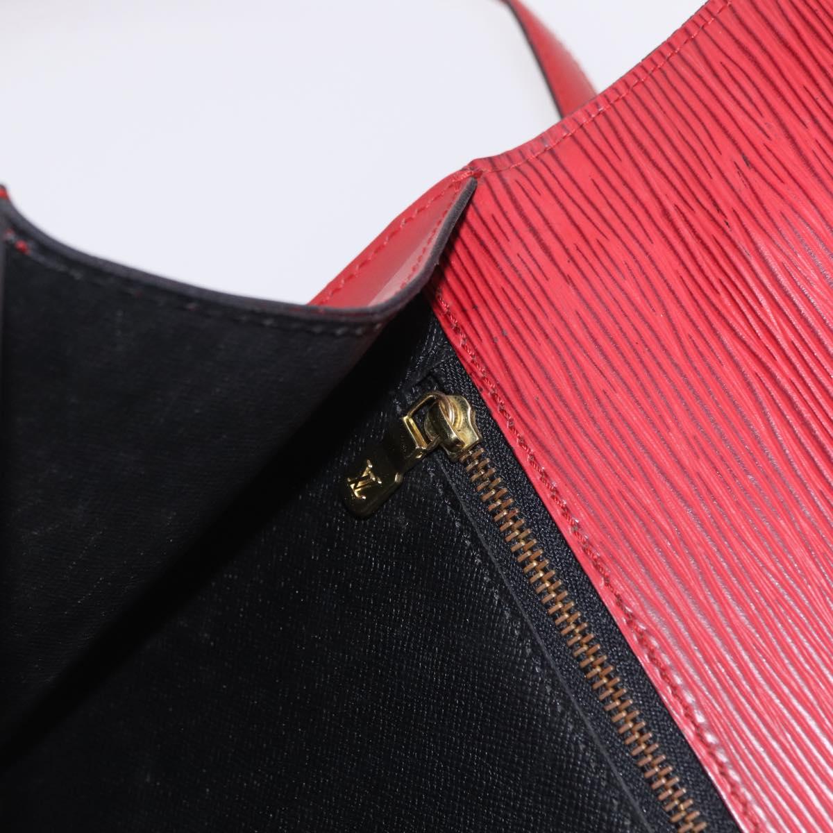 LOUIS VUITTON Epi Monceau 28 Hand Bag Red M40783 LV Auth 202522