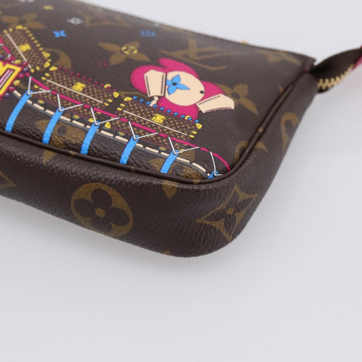LOUIS VUITTON Vivienne Mini Pochette Accessoires Pouch M69752 LV Auth 202525M