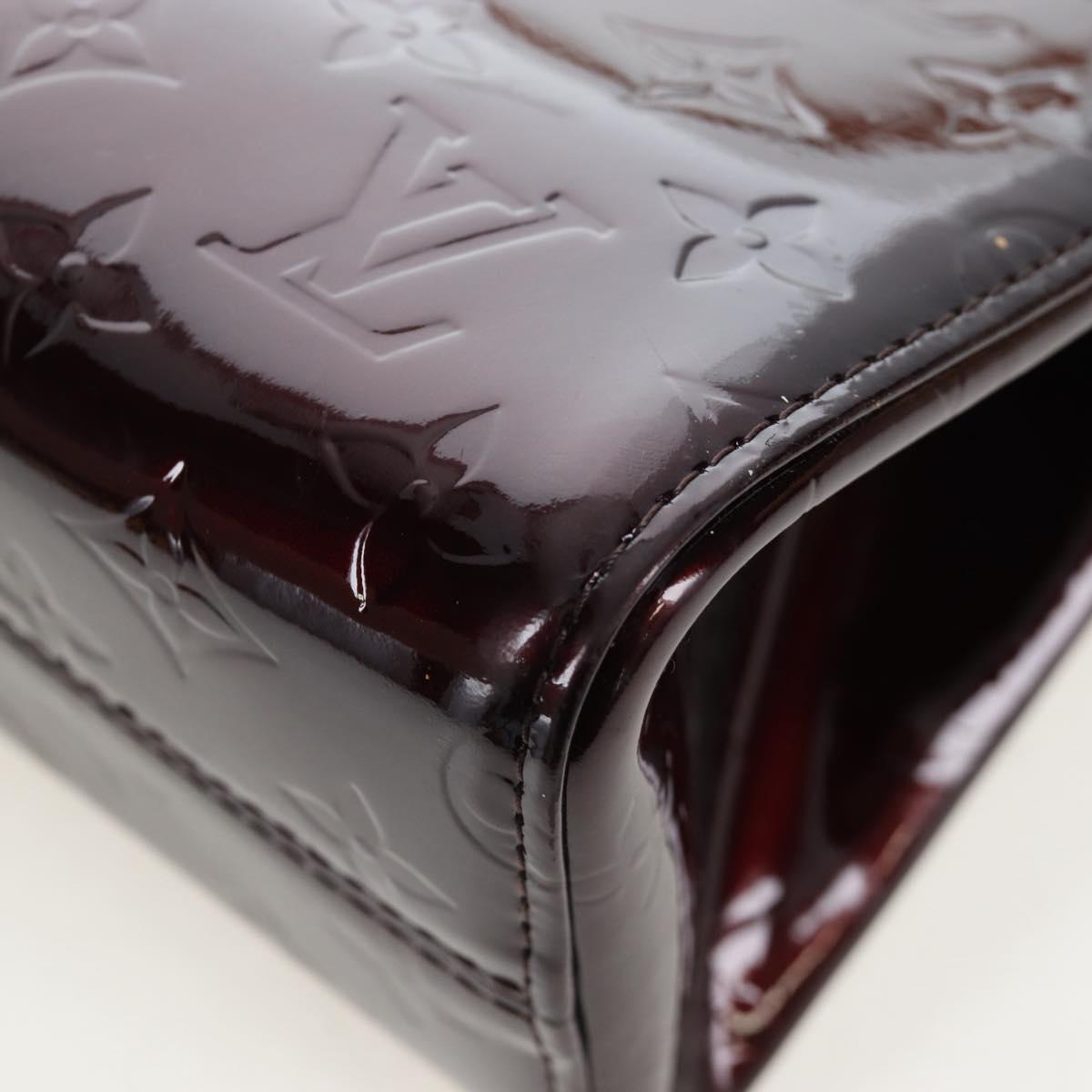 LOUIS VUITTON Monogram Vernis Roxbury Drive Bag Amarante M91995 LV Auth 202537V