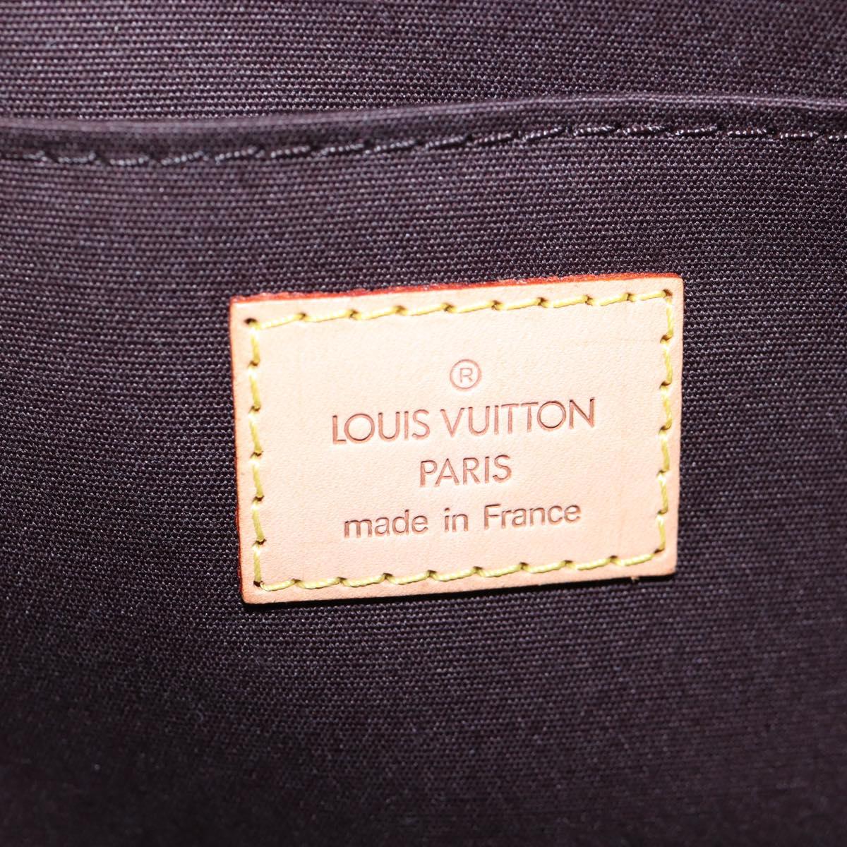 LOUIS VUITTON Monogram Vernis Roxbury Drive Bag Amarante M91995 LV Auth 202537V