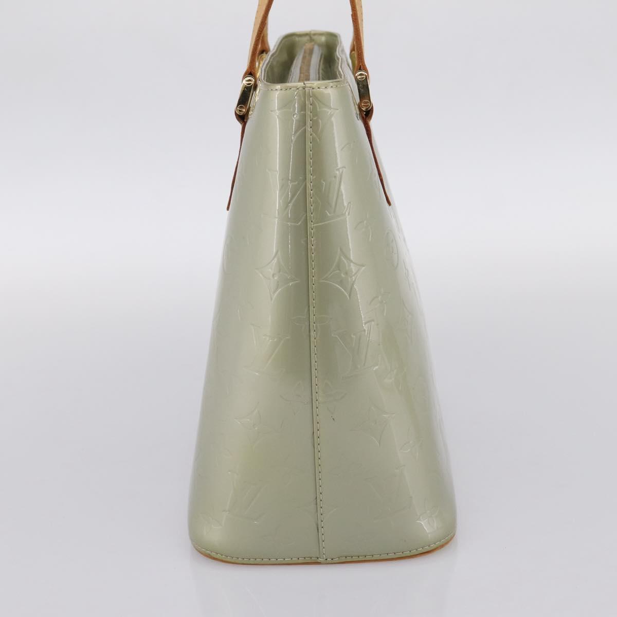 LOUIS VUITTON Monogram Vernis Houston Hand Bag Gris M91053 LV Auth 202587