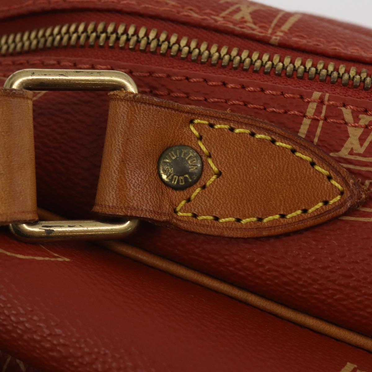 LOUIS VUITTON LV Cup Calvi Shoulder Bag Red M80028 LV Auth 202589
