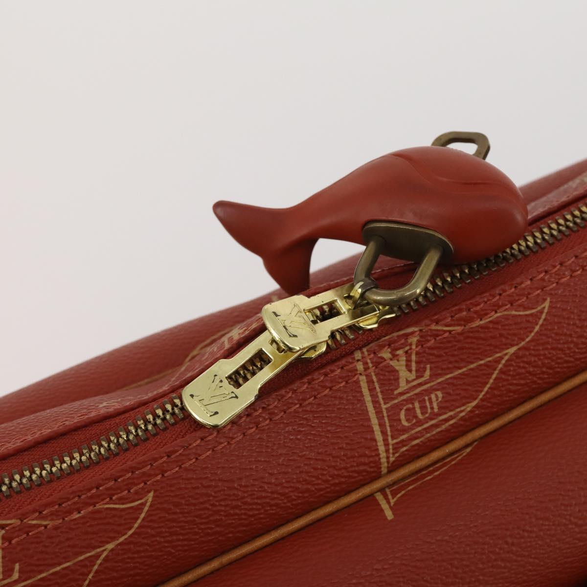 LOUIS VUITTON LV Cup Calvi Shoulder Bag Red M80028 LV Auth 202589