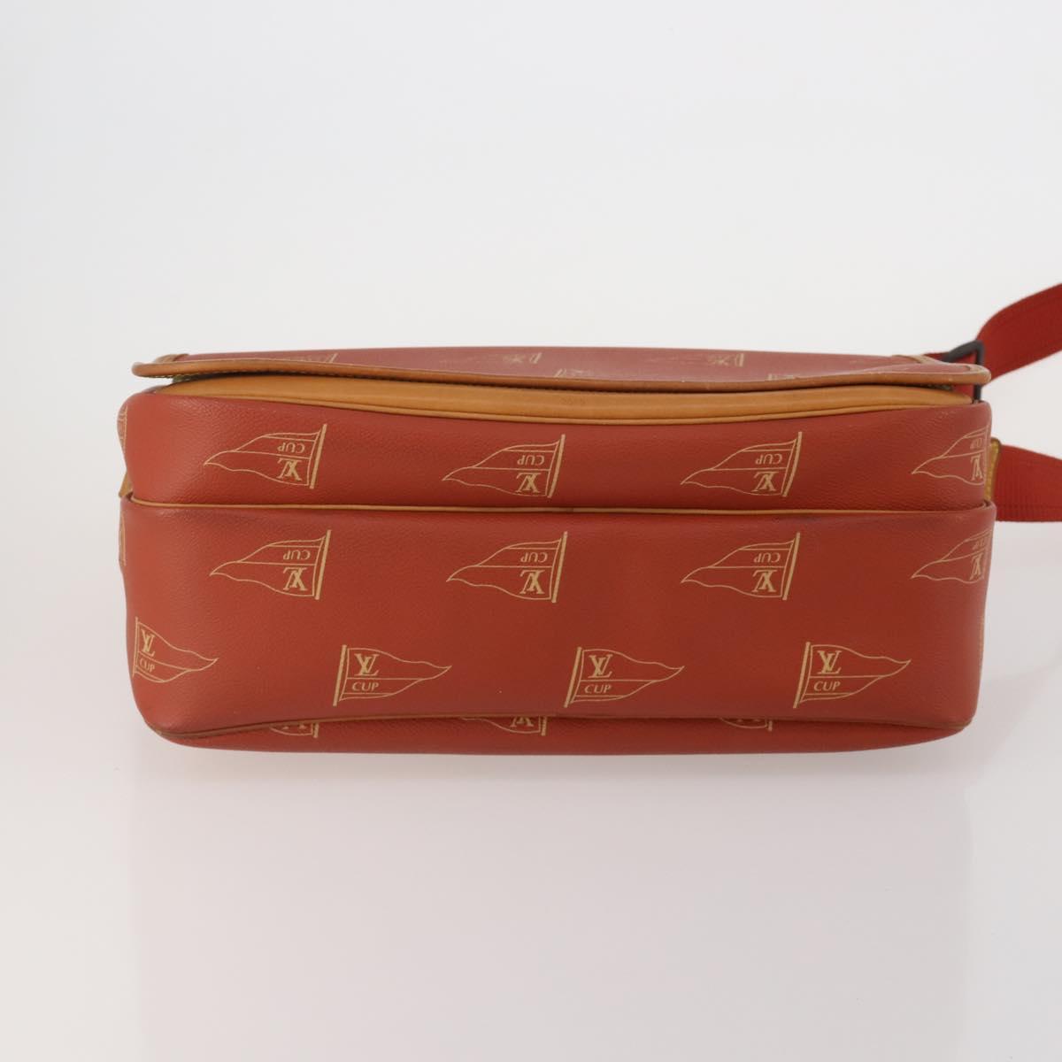 LOUIS VUITTON LV Cup Calvi Shoulder Bag Red M80028 LV Auth 202589