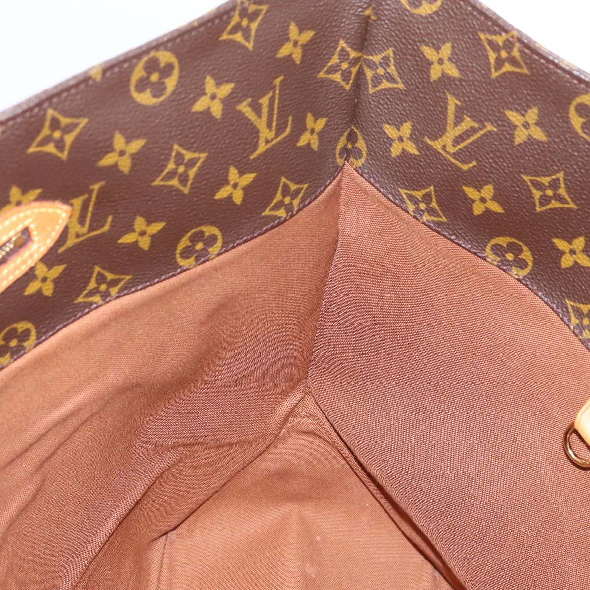 LOUIS VUITTON Monogram Sac Shopping Tote Bag M51108 LV Auth 202592V