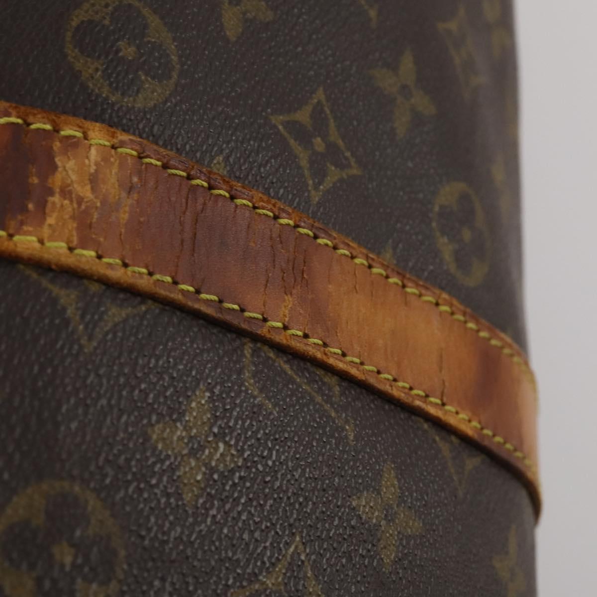 LOUIS VUITTON Monogram Keepall Bandouliere 55 Boston Bag M41414 LV Auth 202594