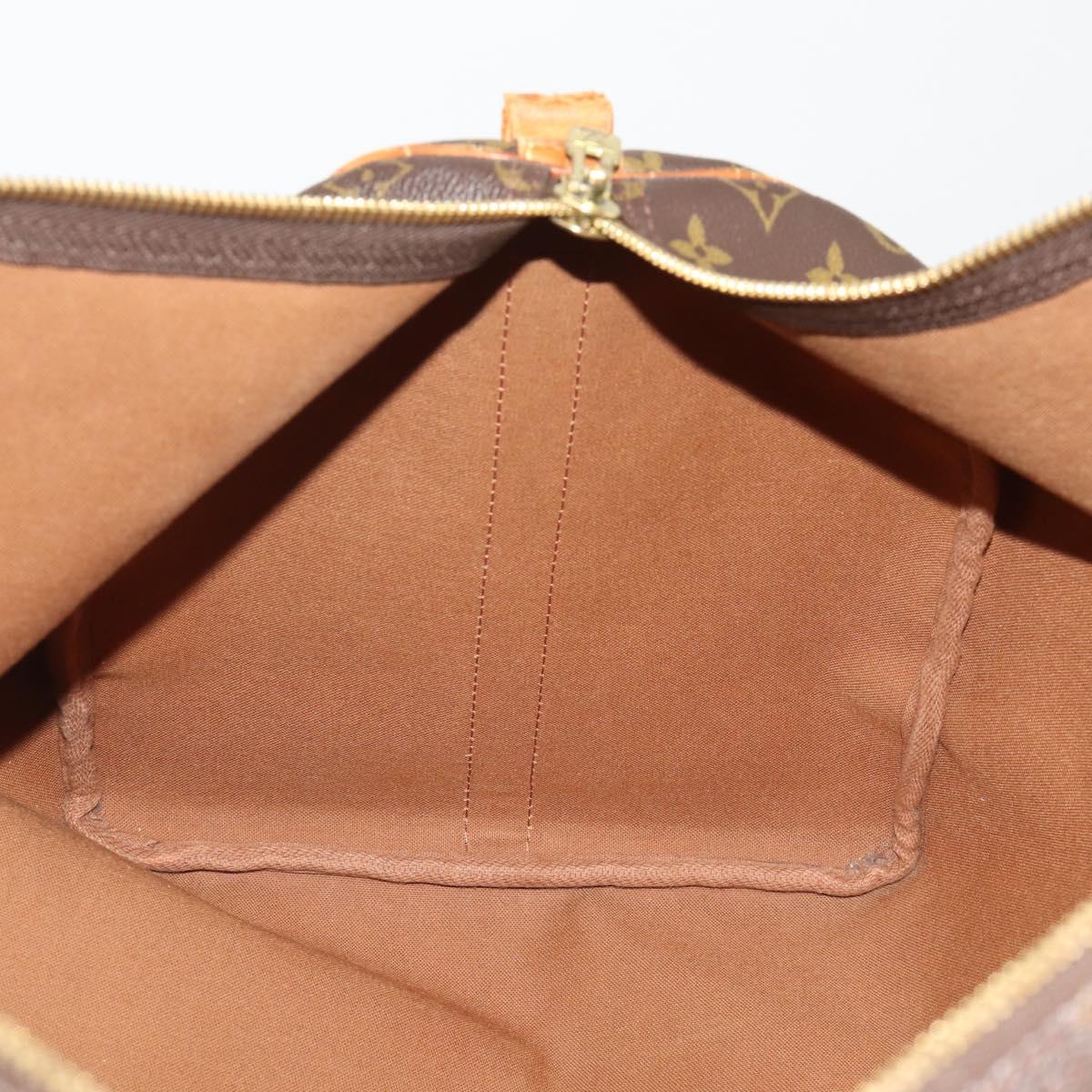 LOUIS VUITTON Monogram Keepall Bandouliere 55 Boston Bag M41414 LV Auth 202594