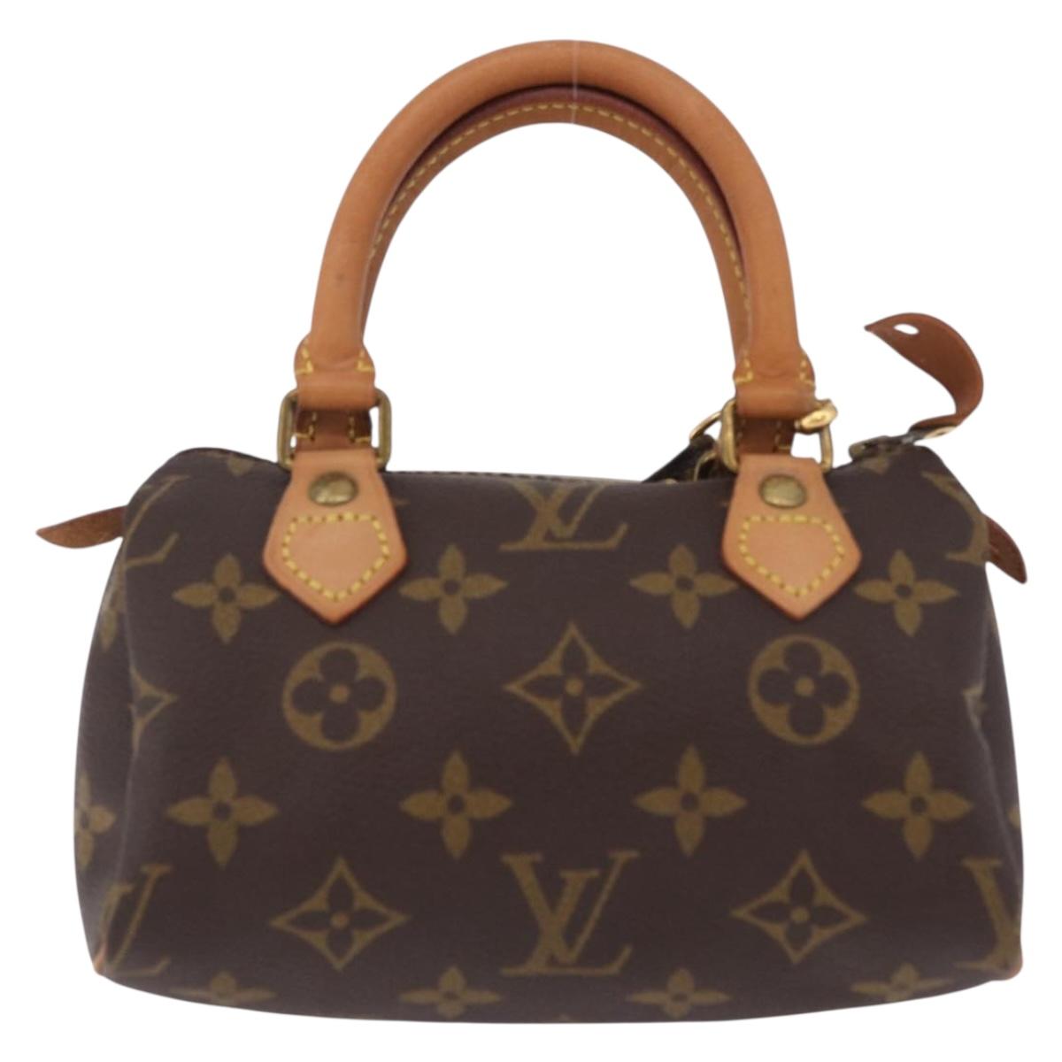 LOUIS VUITTON Monogram Mini Speedy Hand Bag M41534 LV Auth 202596V