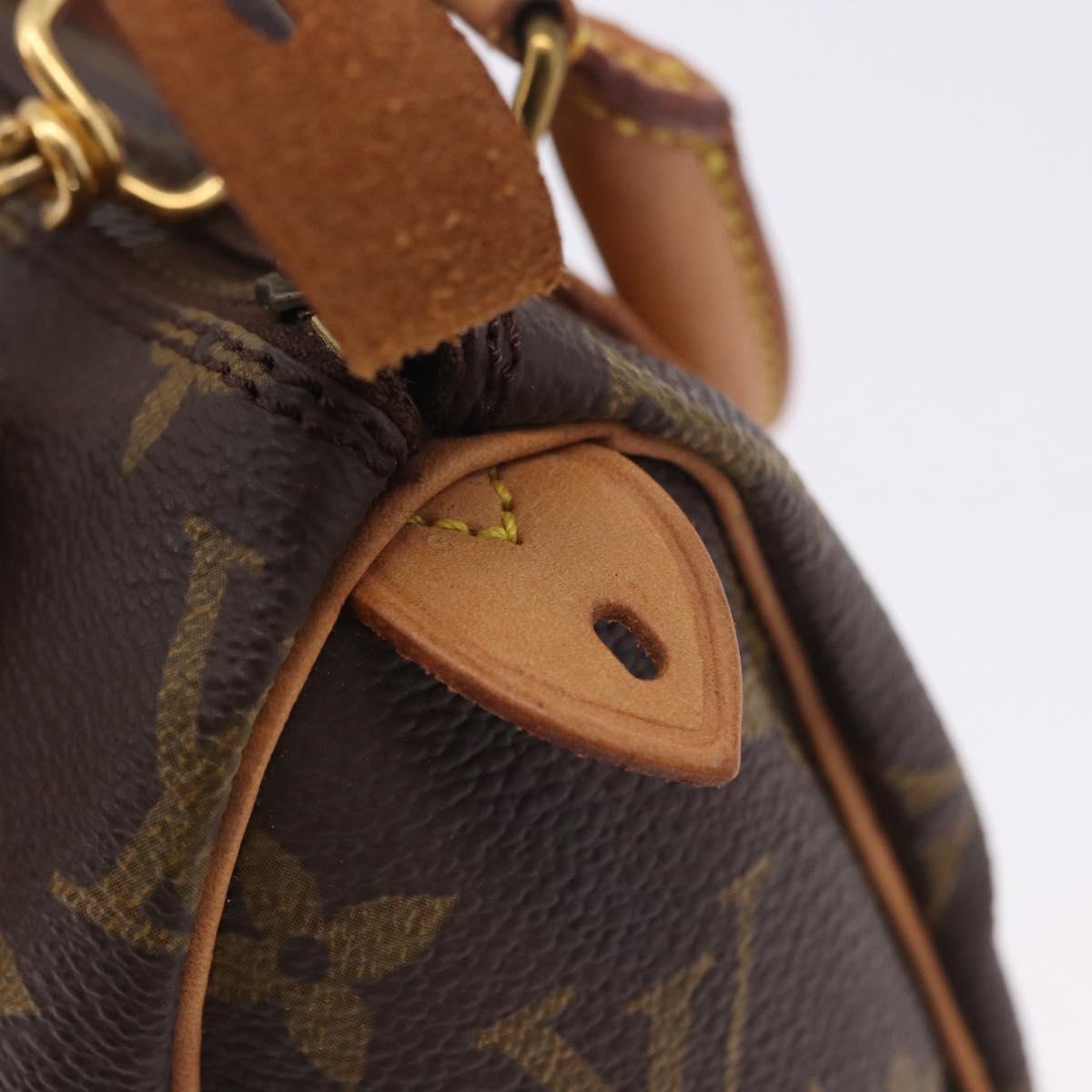 LOUIS VUITTON Monogram Mini Speedy Hand Bag M41534 LV Auth 202596V