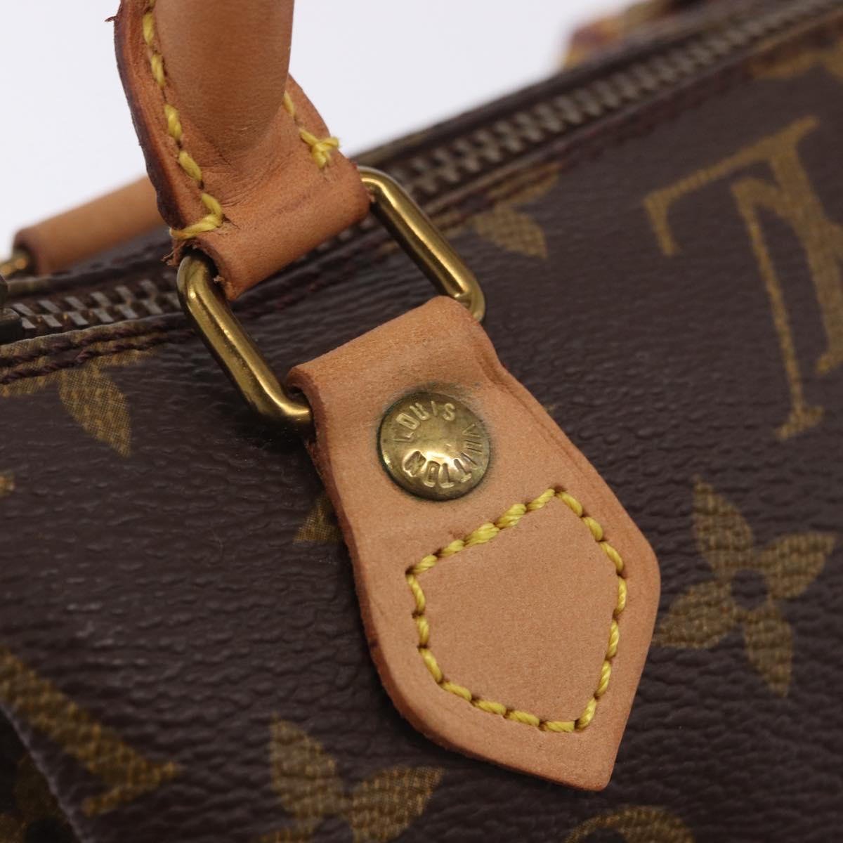 LOUIS VUITTON Monogram Mini Speedy Hand Bag M41534 LV Auth 202596V