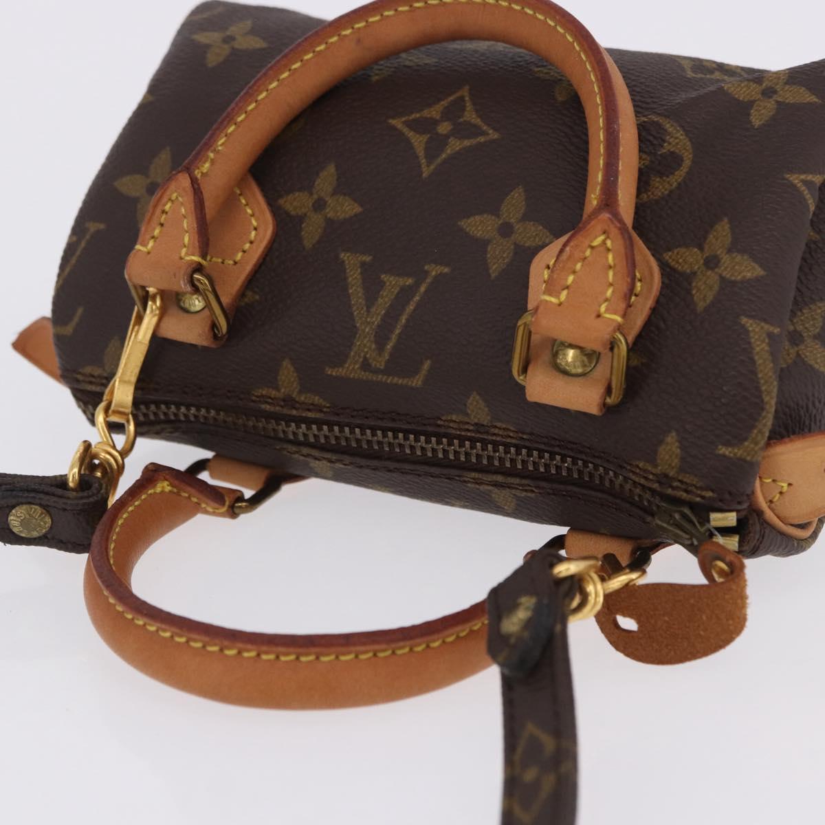 LOUIS VUITTON Monogram Mini Speedy Hand Bag M41534 LV Auth 202596V