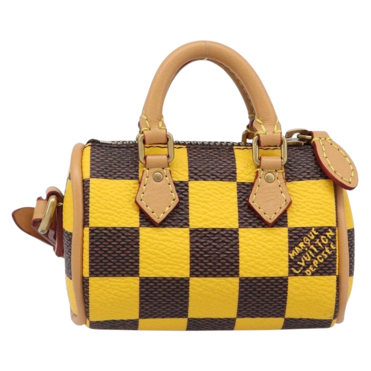 LOUIS VUITTON Damier Pop Mini Speedy Pouch M01694 LV Auth 202599SAM