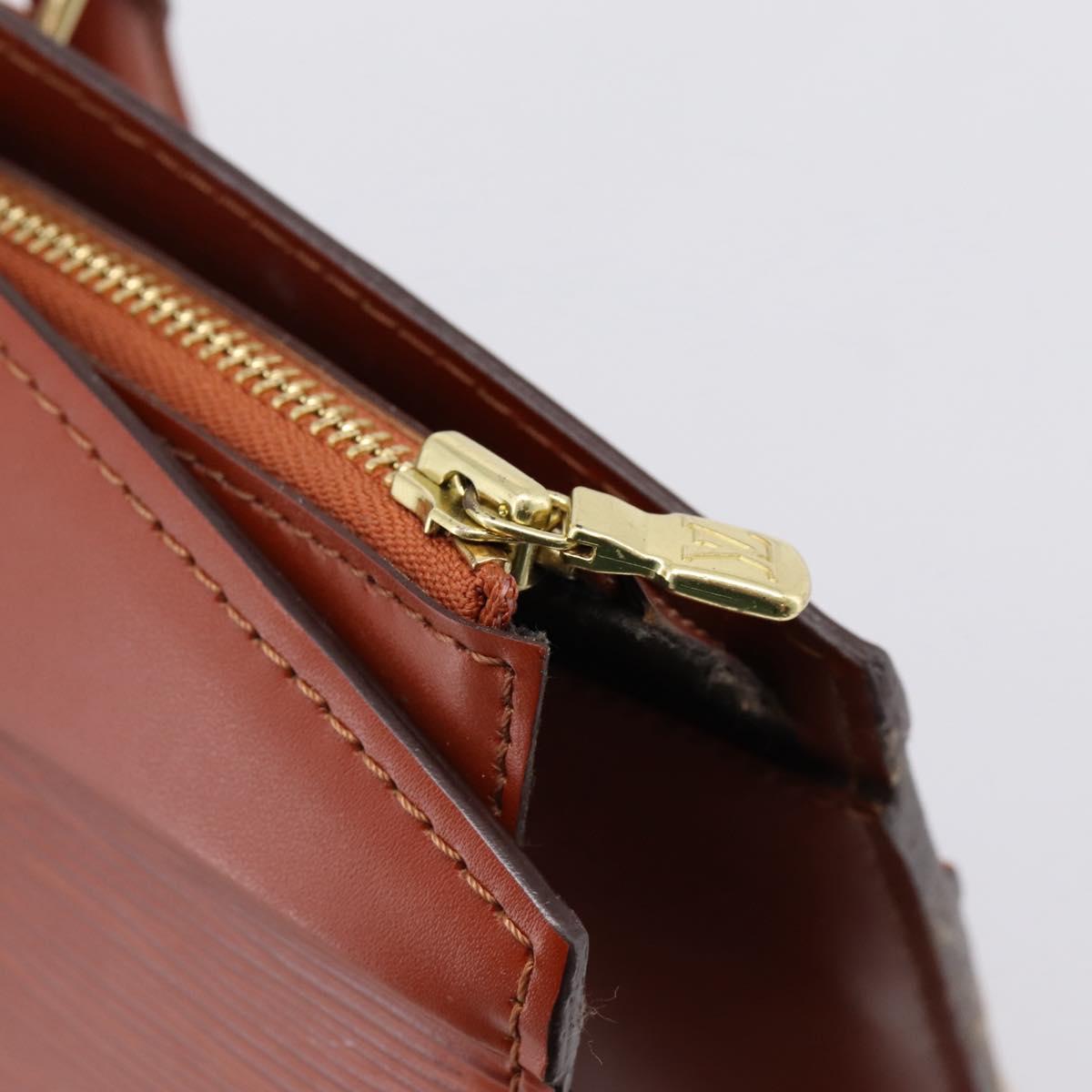 LOUIS VUITTON Epi Riviera Hand Bag Kenya Brown M48183 LV Auth 202601