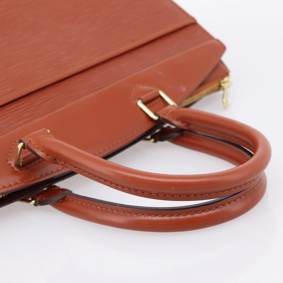 LOUIS VUITTON Epi Riviera Hand Bag Kenya Brown M48183 LV Auth 202601