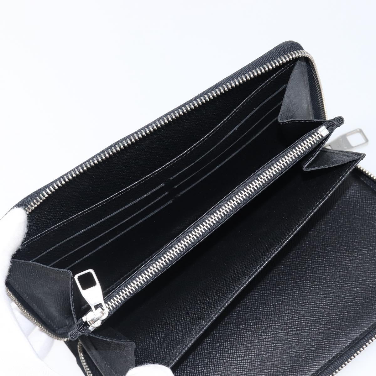 LOUIS VUITTON Damier Grafitte Zippy Organizer Long Wallet N63077 LV Auth 202603