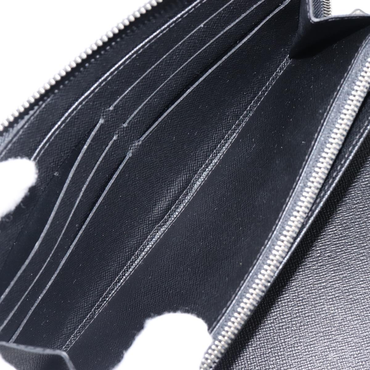 LOUIS VUITTON Damier Grafitte Zippy Organizer Long Wallet N63077 LV Auth 202603