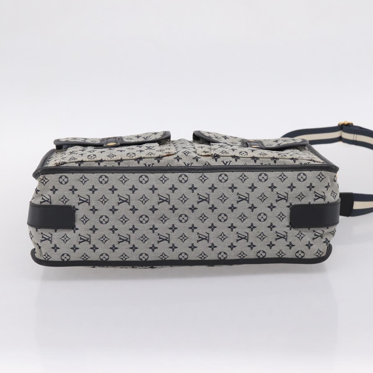 LOUIS VUITTON Monogram Mini Sac Mary Kate 48h Hand Bag Blue M42341 Auth 202608V