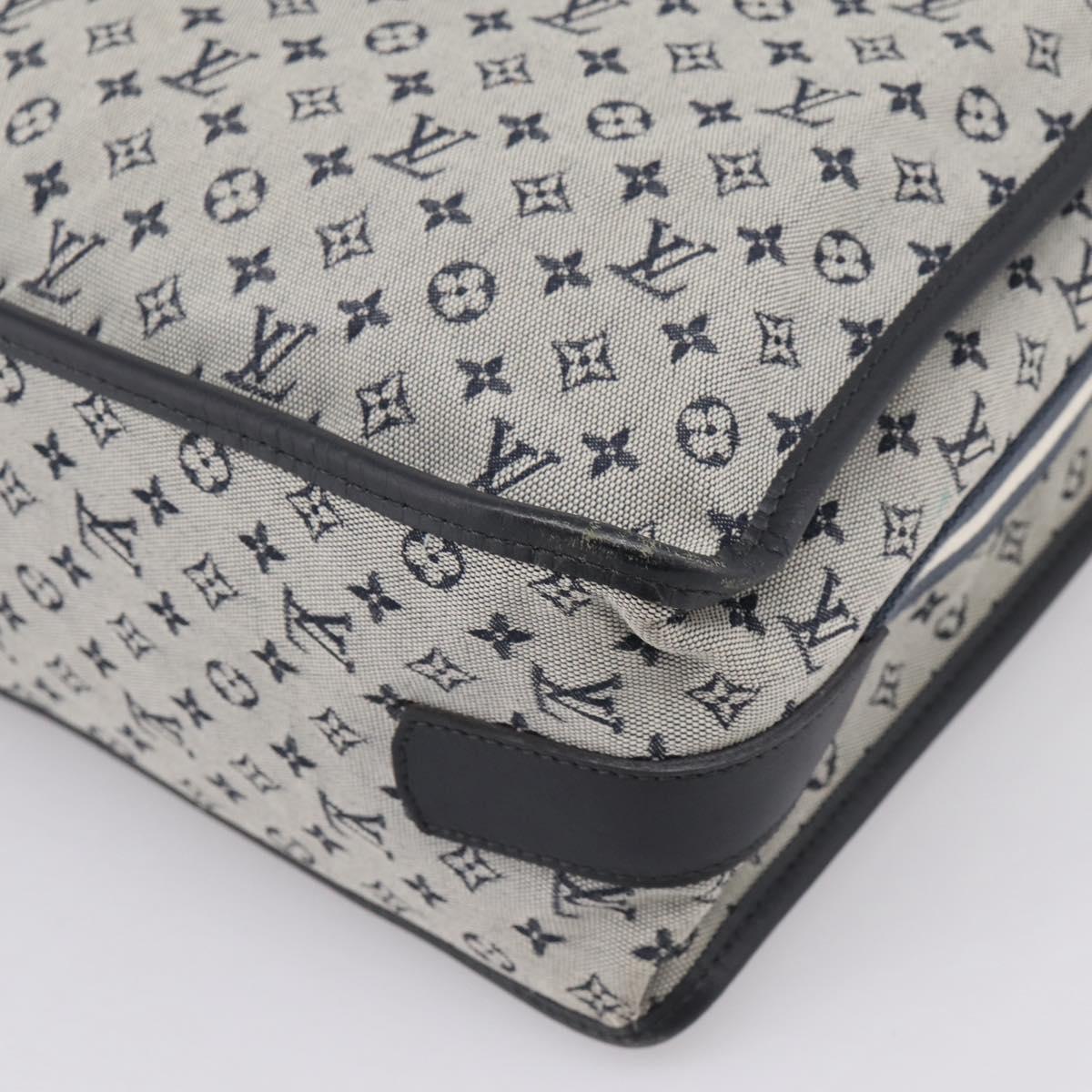 LOUIS VUITTON Monogram Mini Sac Mary Kate 48h Hand Bag Blue M42341 Auth 202608V
