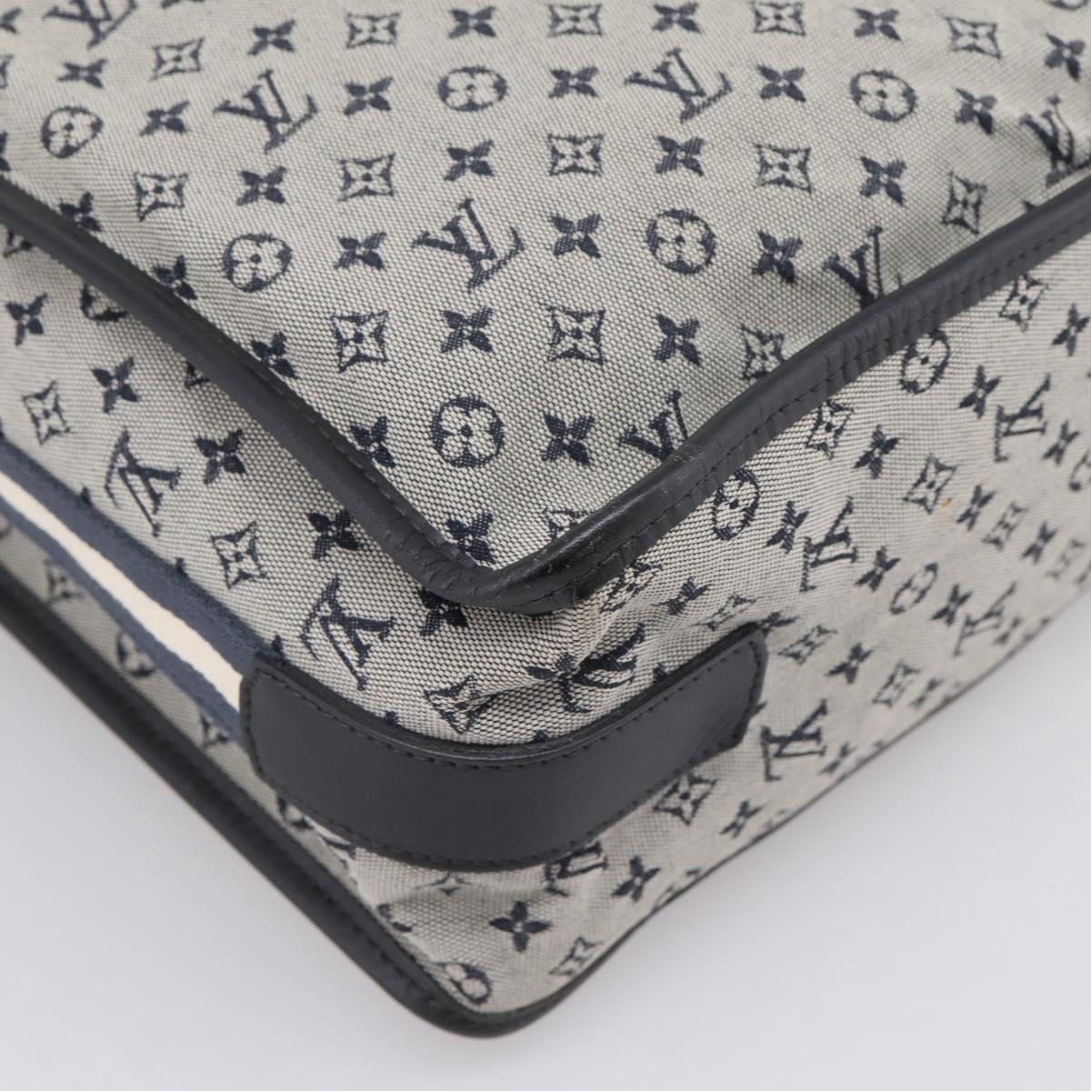 LOUIS VUITTON Monogram Mini Sac Mary Kate 48h Hand Bag Blue M42341 Auth 202608V