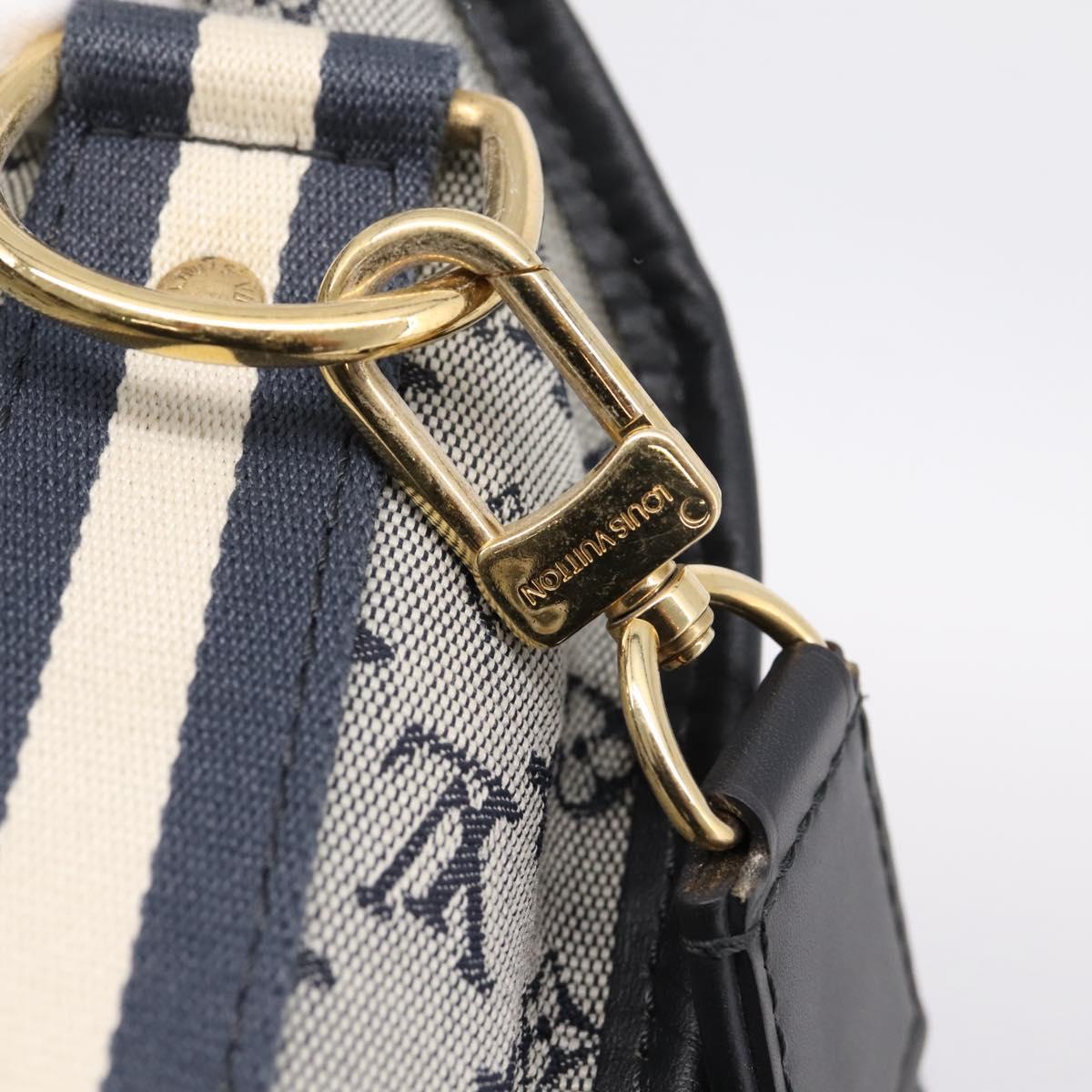 LOUIS VUITTON Monogram Mini Sac Mary Kate 48h Hand Bag Blue M42341 Auth 202608V