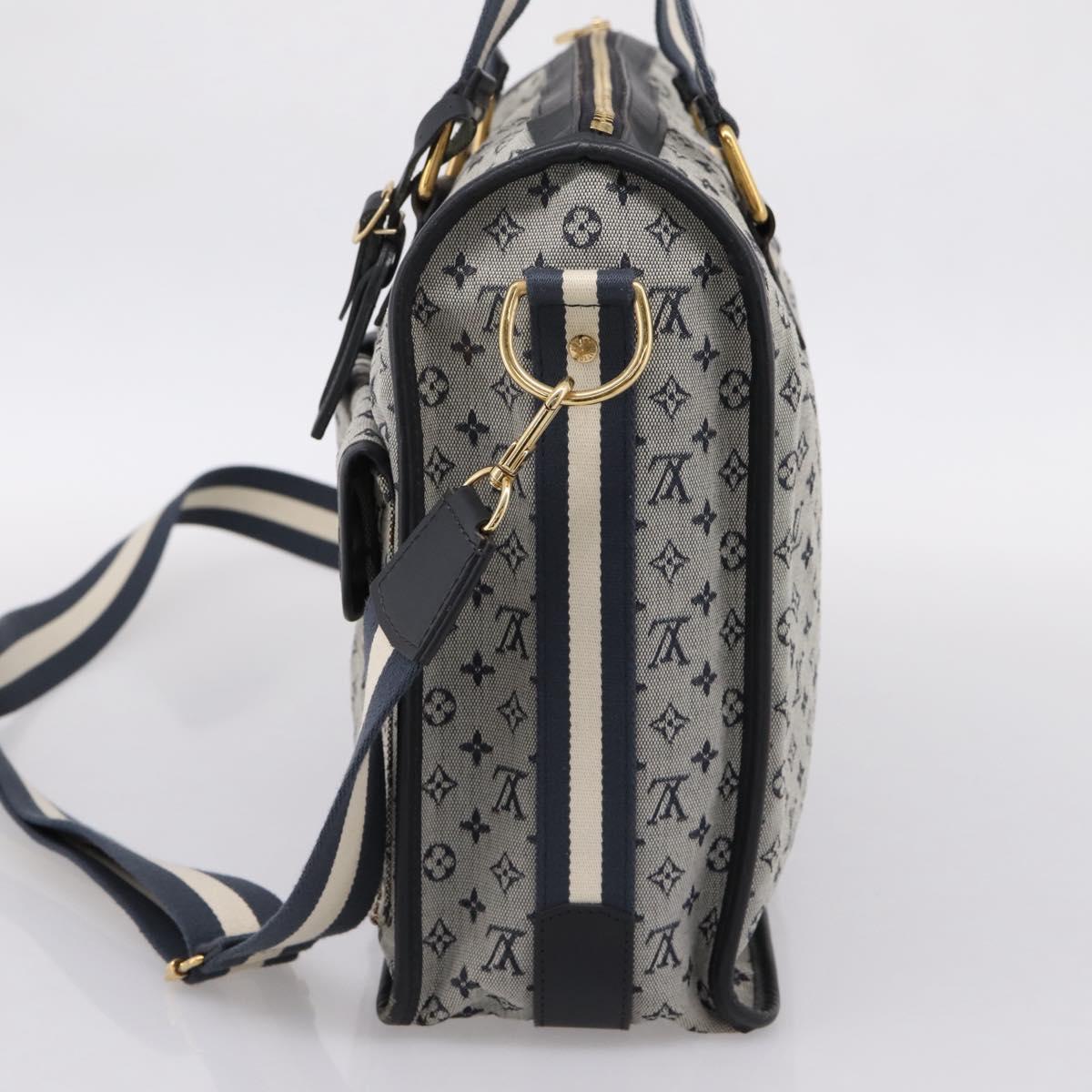 LOUIS VUITTON Monogram Mini Sac Mary Kate 48h Hand Bag Blue M42341 Auth 202608V