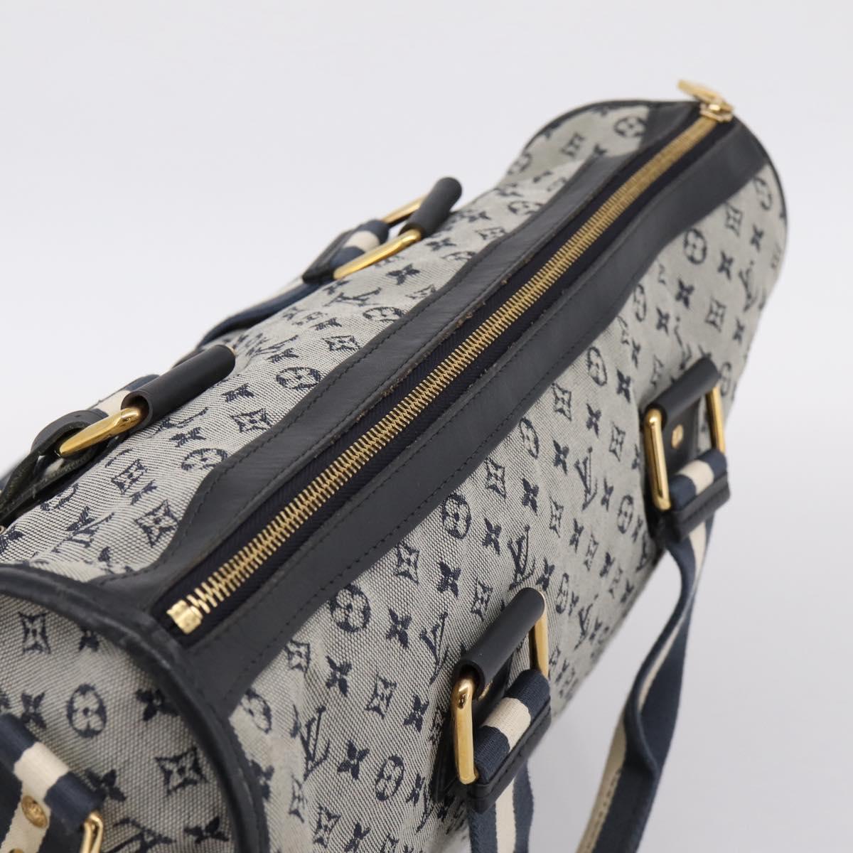 LOUIS VUITTON Monogram Mini Sac Mary Kate 48h Hand Bag Blue M42341 Auth 202608V