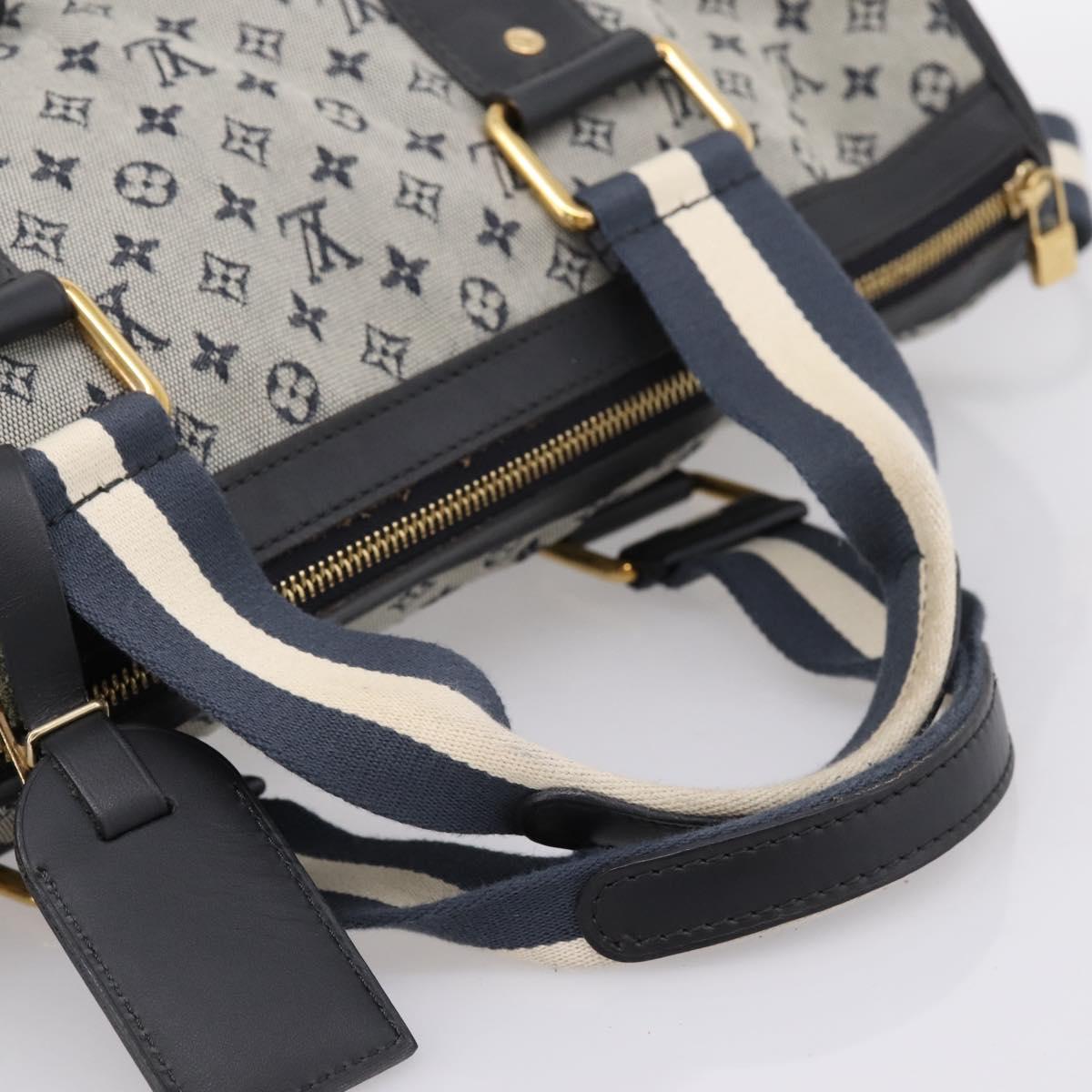 LOUIS VUITTON Monogram Mini Sac Mary Kate 48h Hand Bag Blue M42341 Auth 202608V
