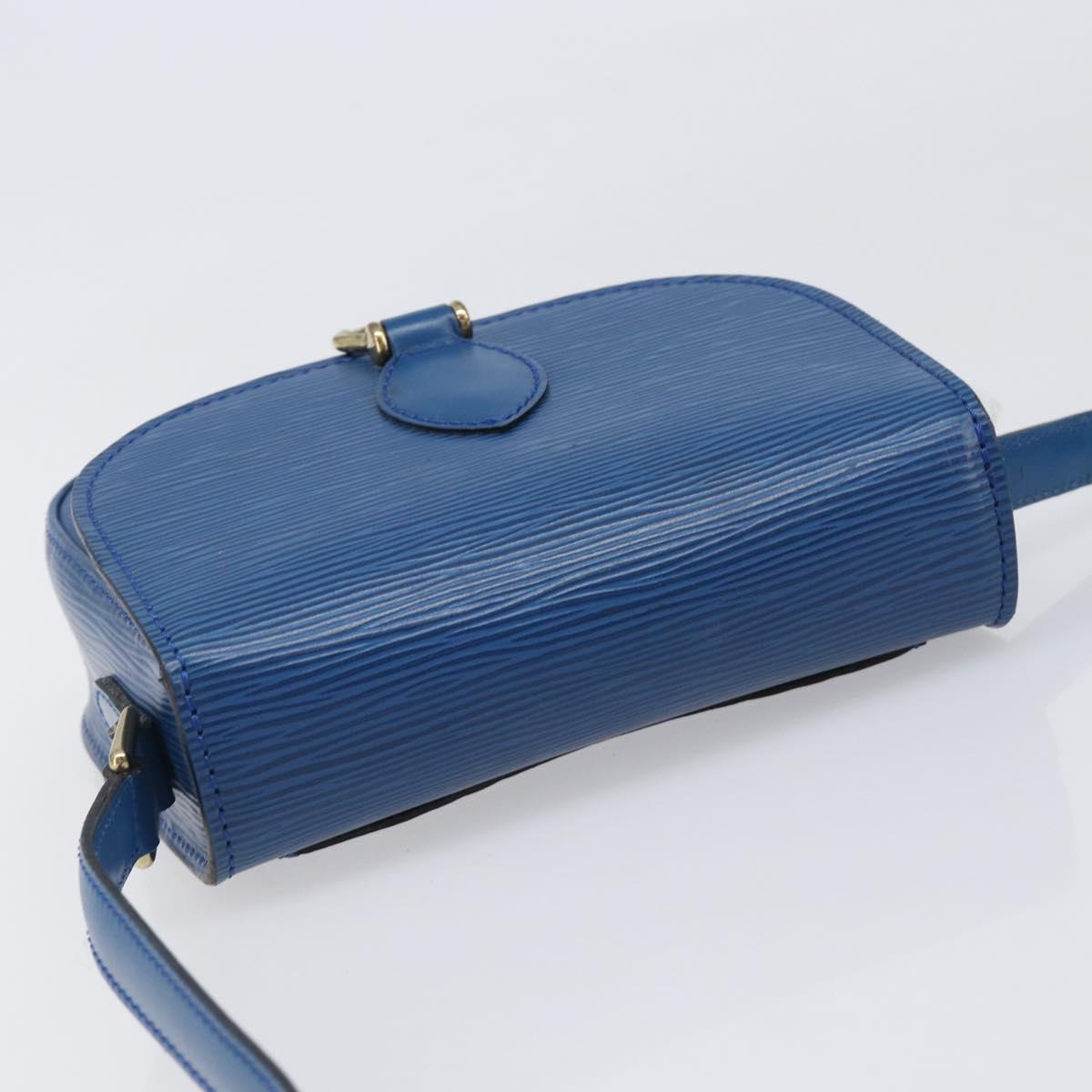 LOUIS VUITTON Epi Saint Cloud PM Shoulder Bag Blue M52215 LV Auth 202609A