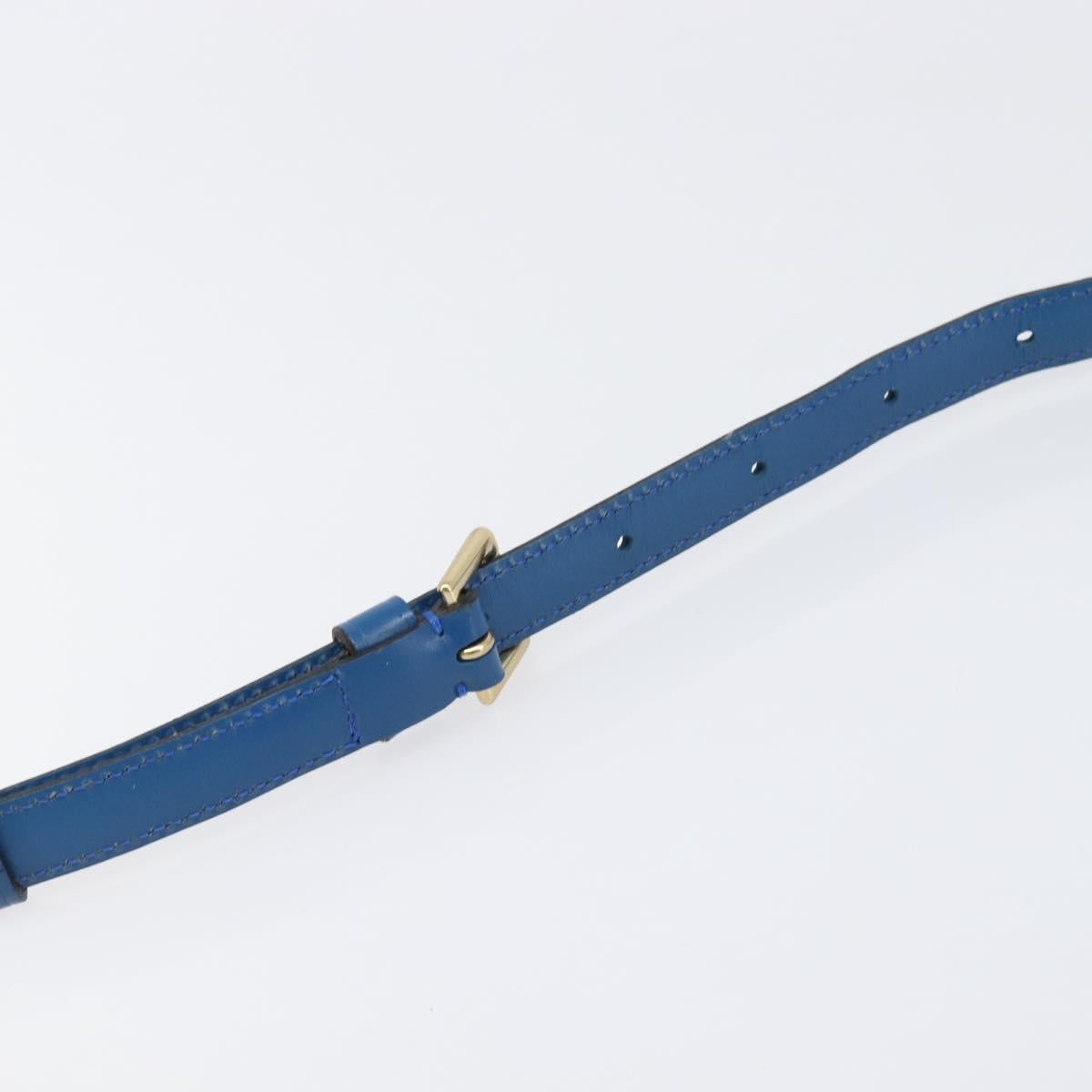 LOUIS VUITTON Epi Saint Cloud PM Shoulder Bag Blue M52215 LV Auth 202609A