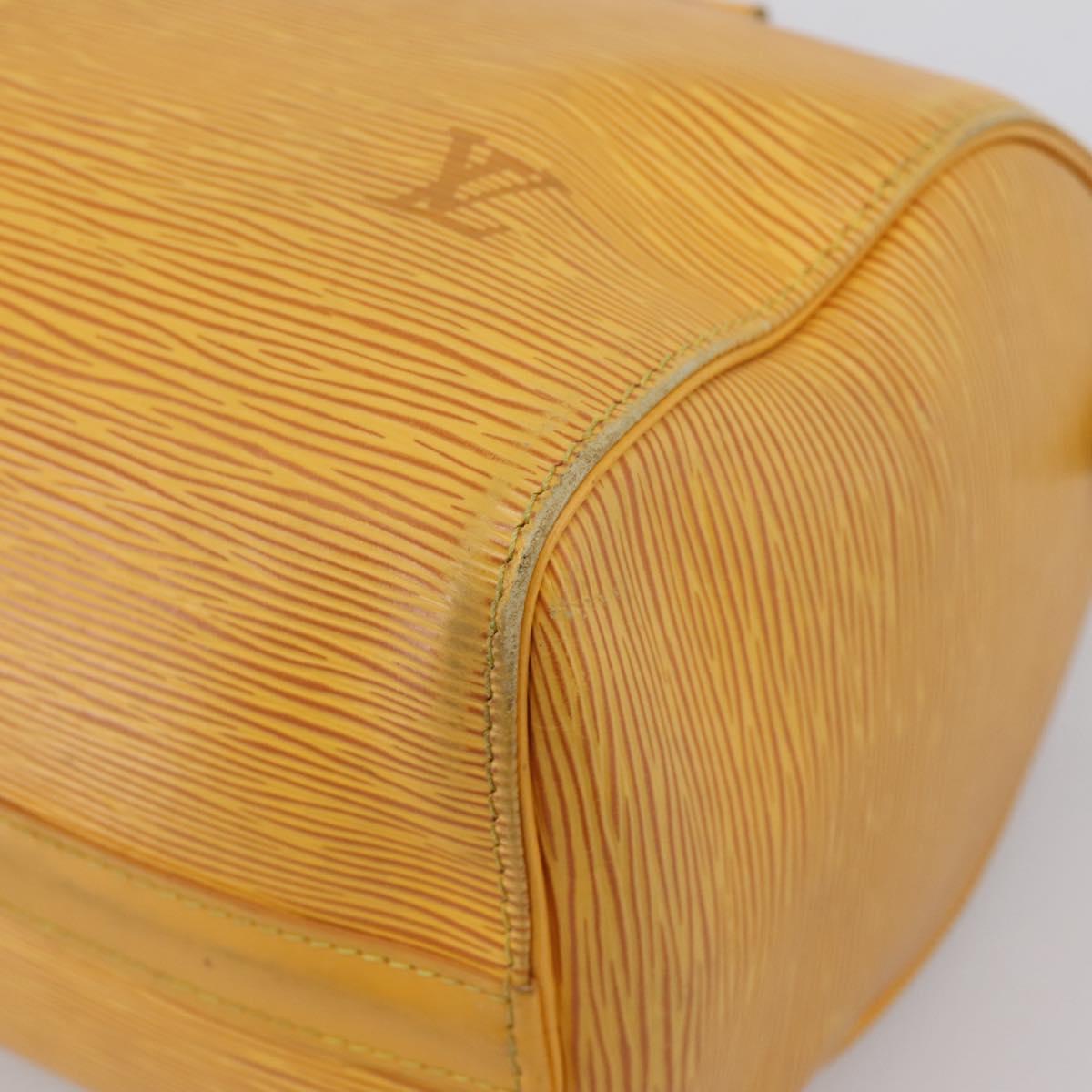 LOUIS VUITTON Epi Speedy 25 Hand Bag Tassili Yellow M43019 LV Auth 202610