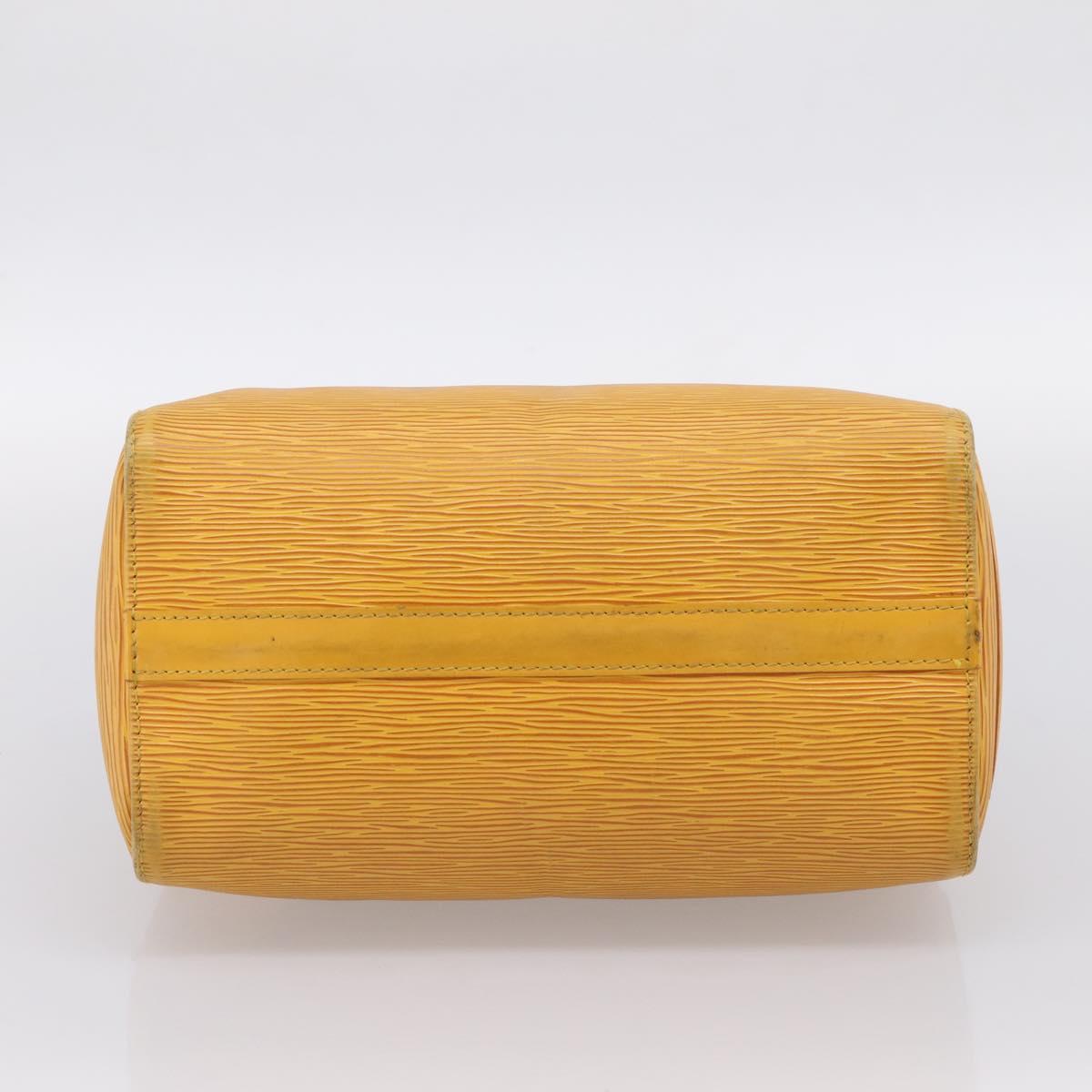 LOUIS VUITTON Epi Speedy 25 Hand Bag Tassili Yellow M43019 LV Auth 202610
