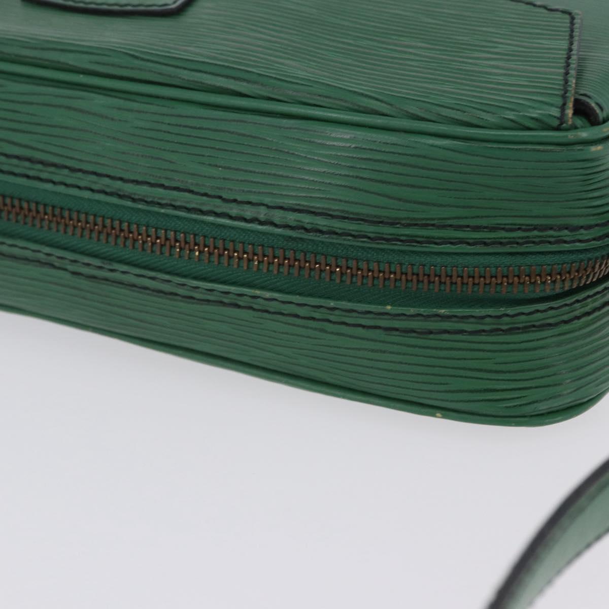 LOUIS VUITTON Epi Jeune Fille MM Shoulder Bag Green M52154 LV Auth 202611