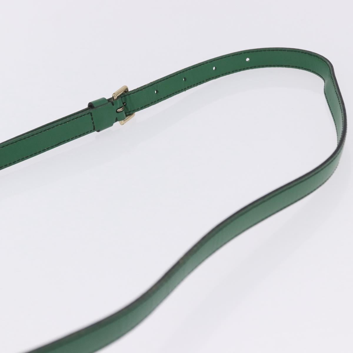 LOUIS VUITTON Epi Jeune Fille MM Shoulder Bag Green M52154 LV Auth 202611
