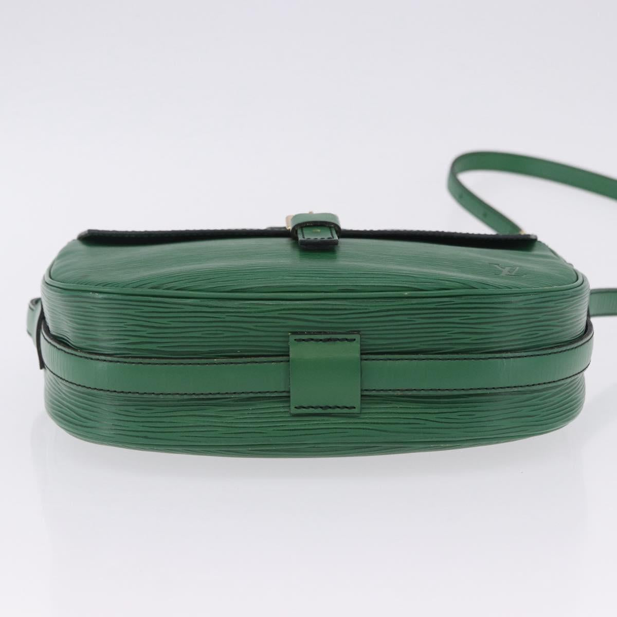 LOUIS VUITTON Epi Jeune Fille MM Shoulder Bag Green M52154 LV Auth 202611